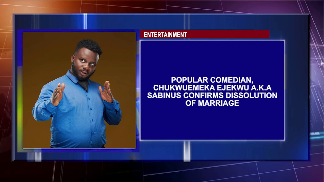 Popular Comedian Chukwuemeka Ejekwu A. K.A. Sabinus Confirms Dissolution Of Marriage