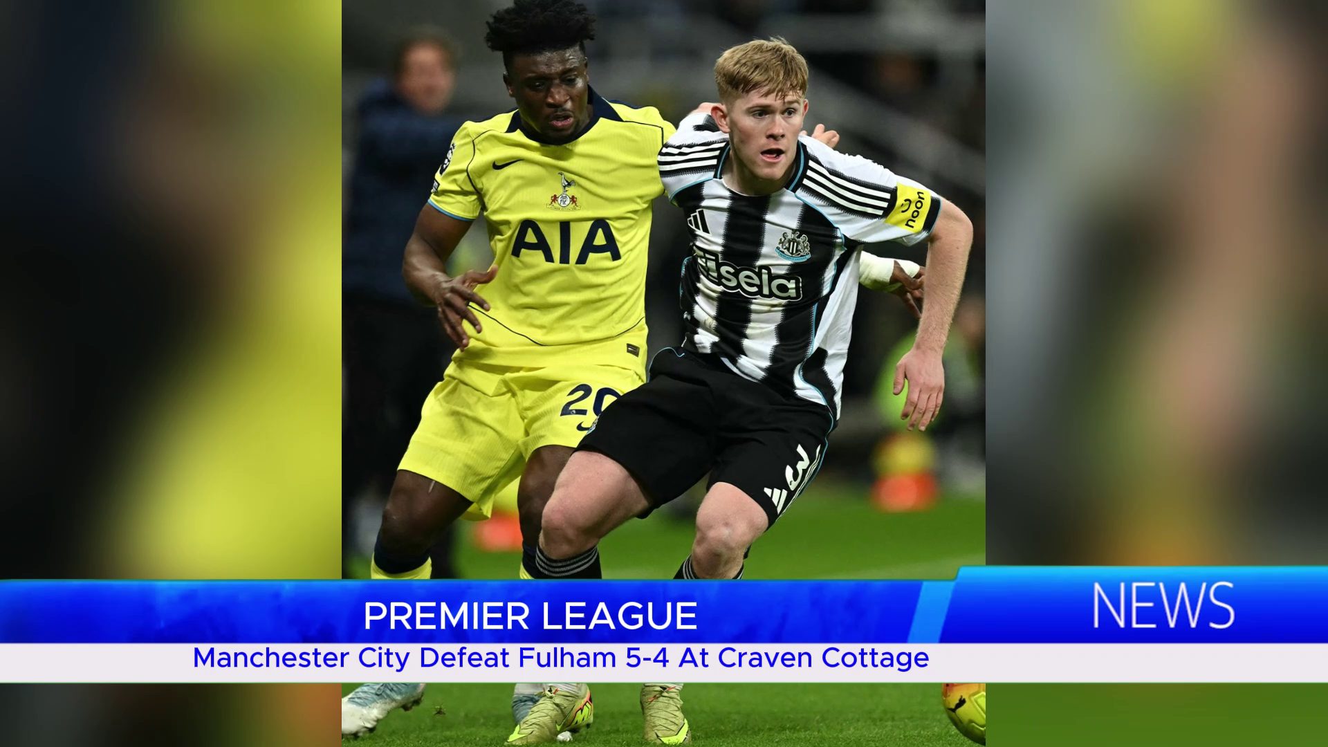 Manchester City Defeat Fulham 5-4 At Craven Cottage