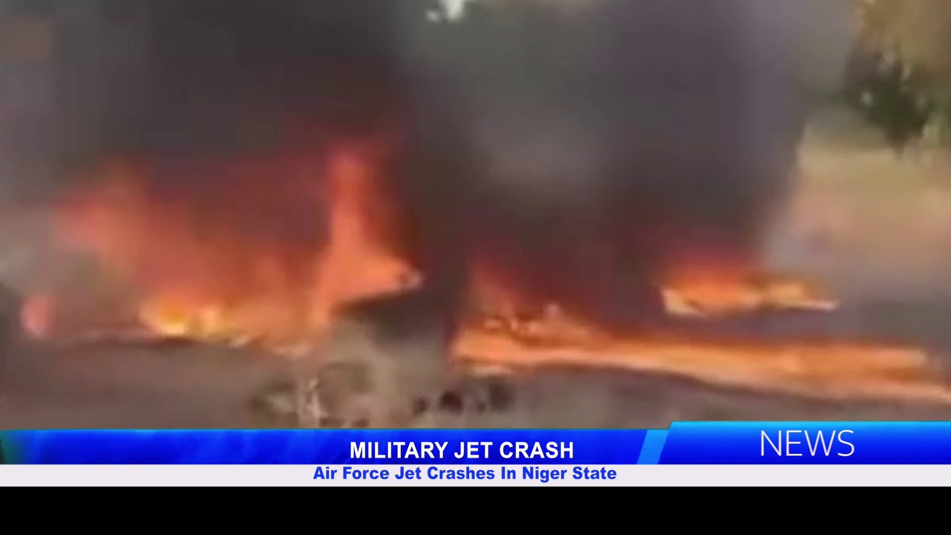 Air Force Jet Crashes In Niger State