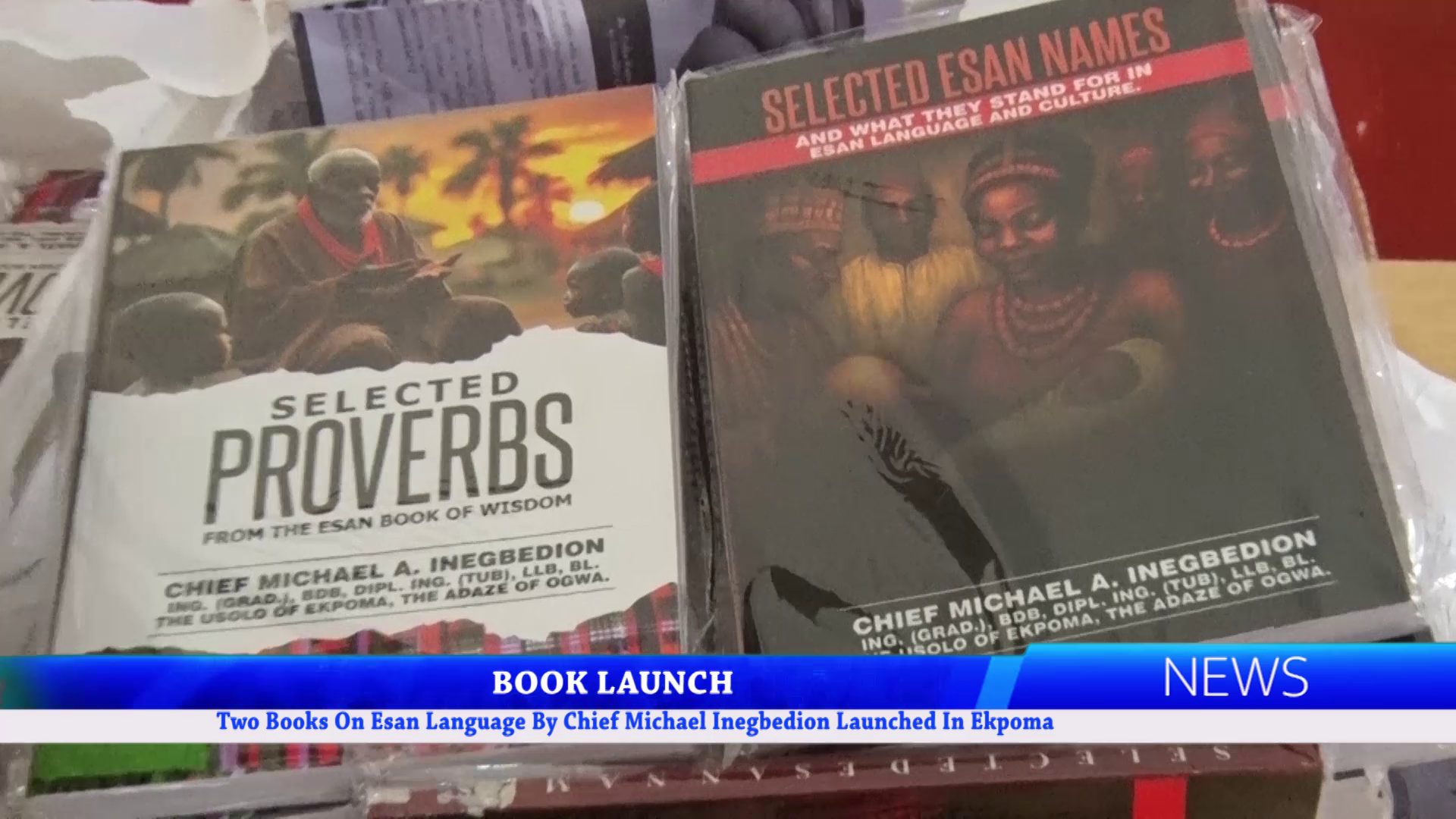 Two Books On Esan Language By Chief Michael Inegbedion Launched In Ekpoma