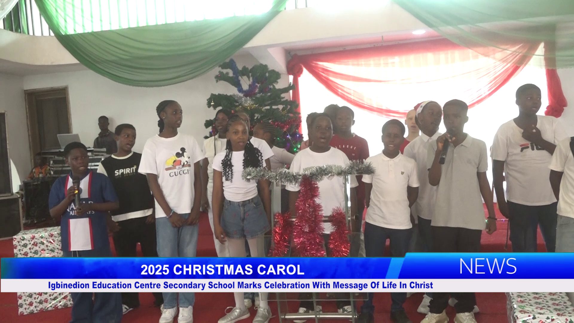 Igbinedion Education Centre Secondary School Holds 2025 Christmas Carol