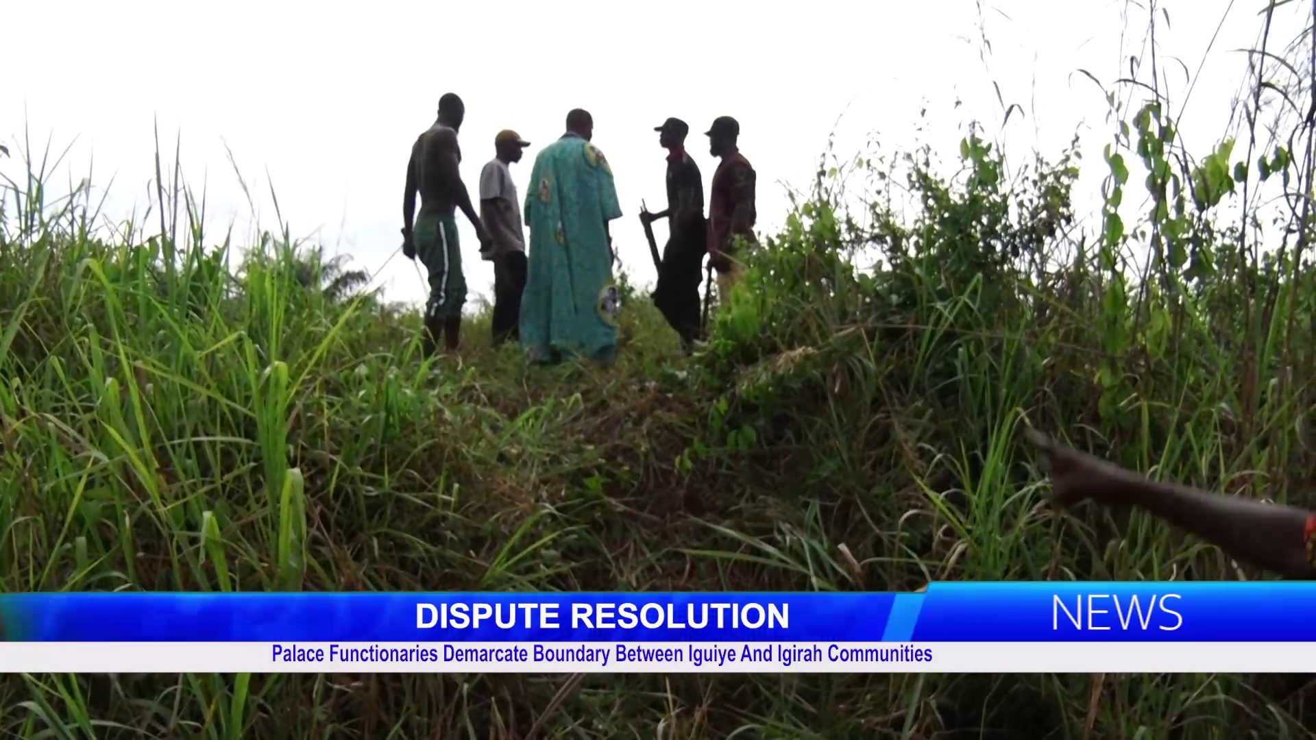 Palace Functionaries Demarcate Boundary Between Iguiye And Igirah Communities