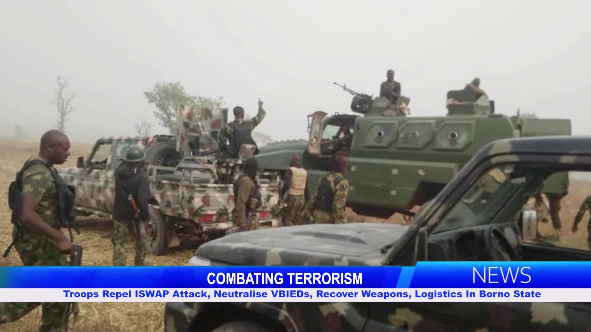 Troops Repel ISWAP Attack, Neutralise VBIEDs, Recover Weapons, Logistics In Borno State