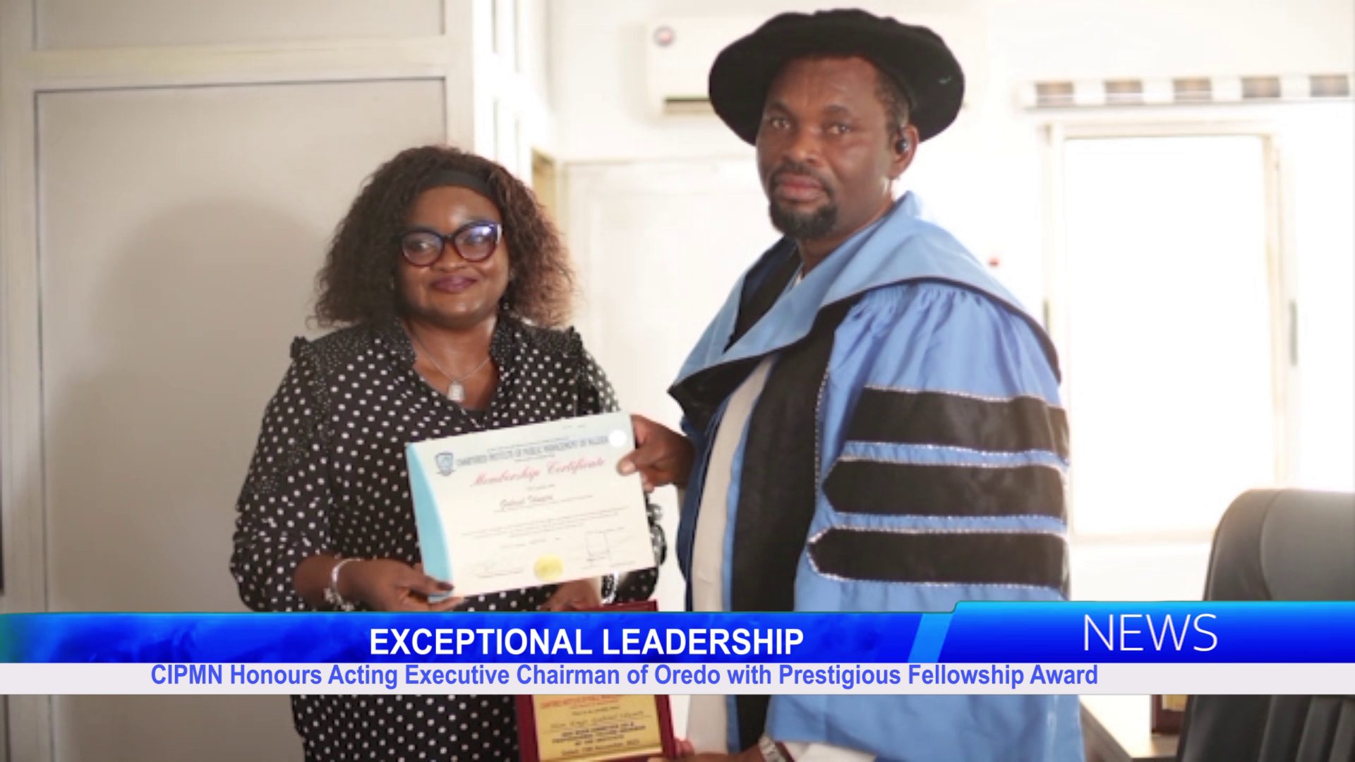 CIPMN Honours Acting Executive Chairman Of Oredo With Prestigious Fellowship Award