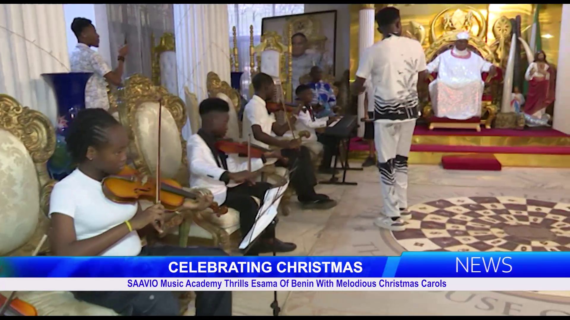 SAAVIO Music Academy Thrills Esama Of Benin With Melodious Christmas Carols