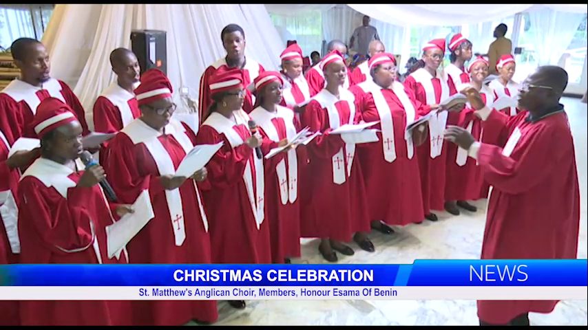 CHRISTMAS CELEBRATION: St. Matthew’s Anglican Choir, Members, Honour Esama Of Benin
