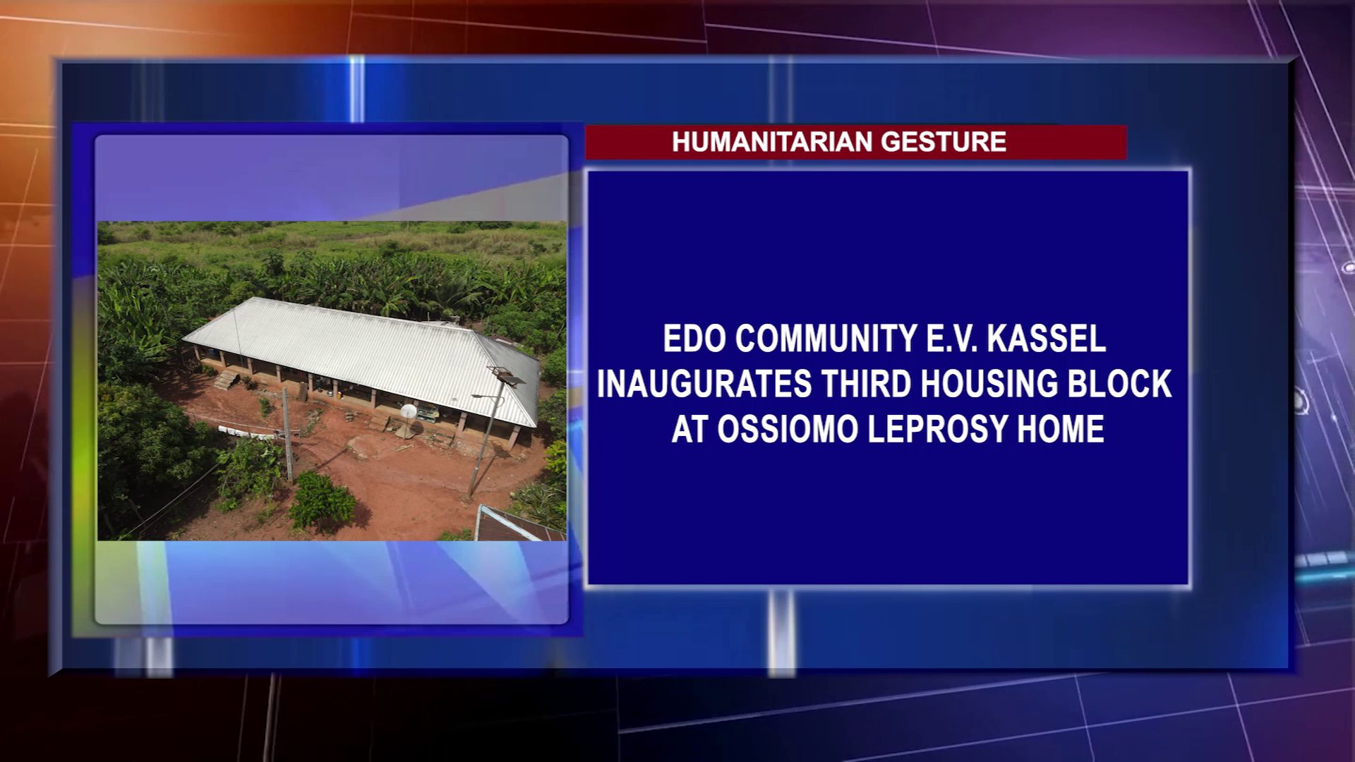Edo Community E.V. Kassel Inaugurates Third Housing Block At Ossiomo Leprosy Home