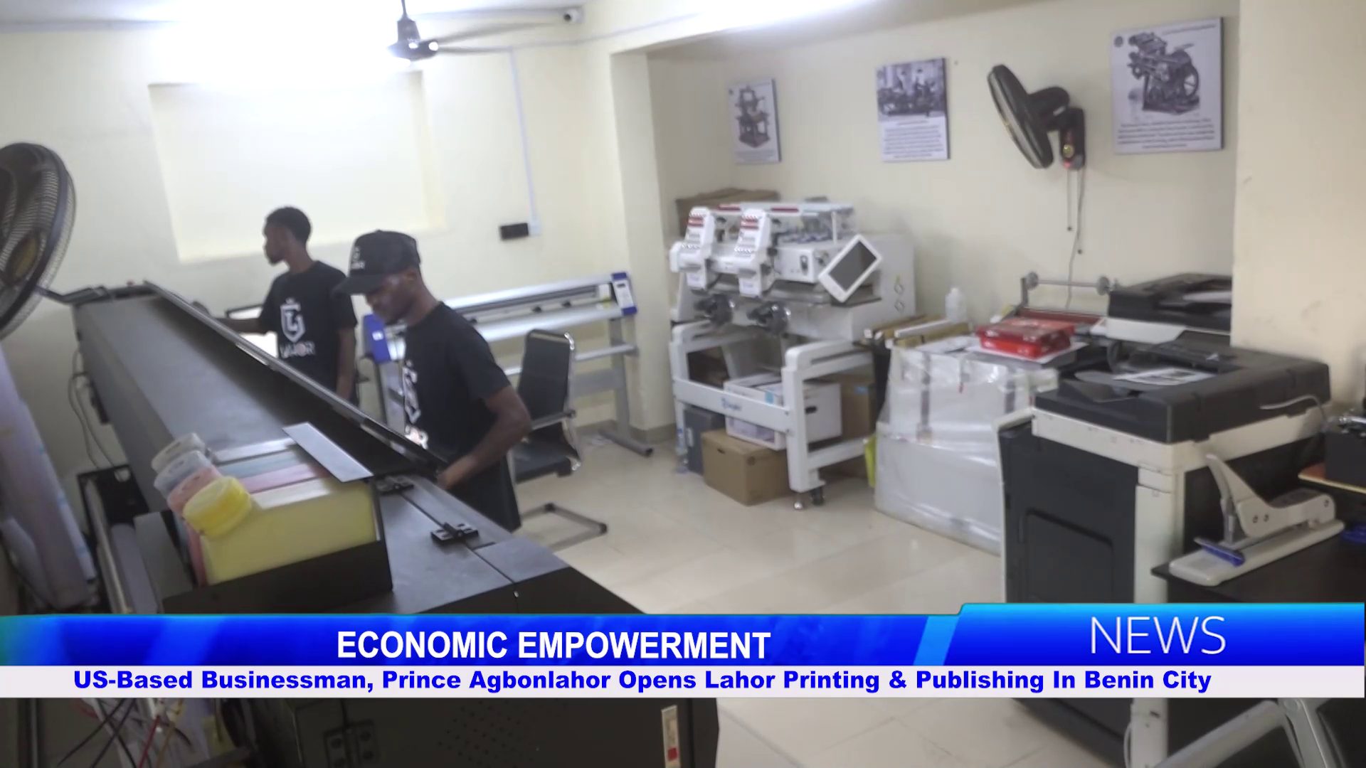 US-Based Businessman, Prince Agbonlahor Opens Lahor Printing & Publishing In Benin City