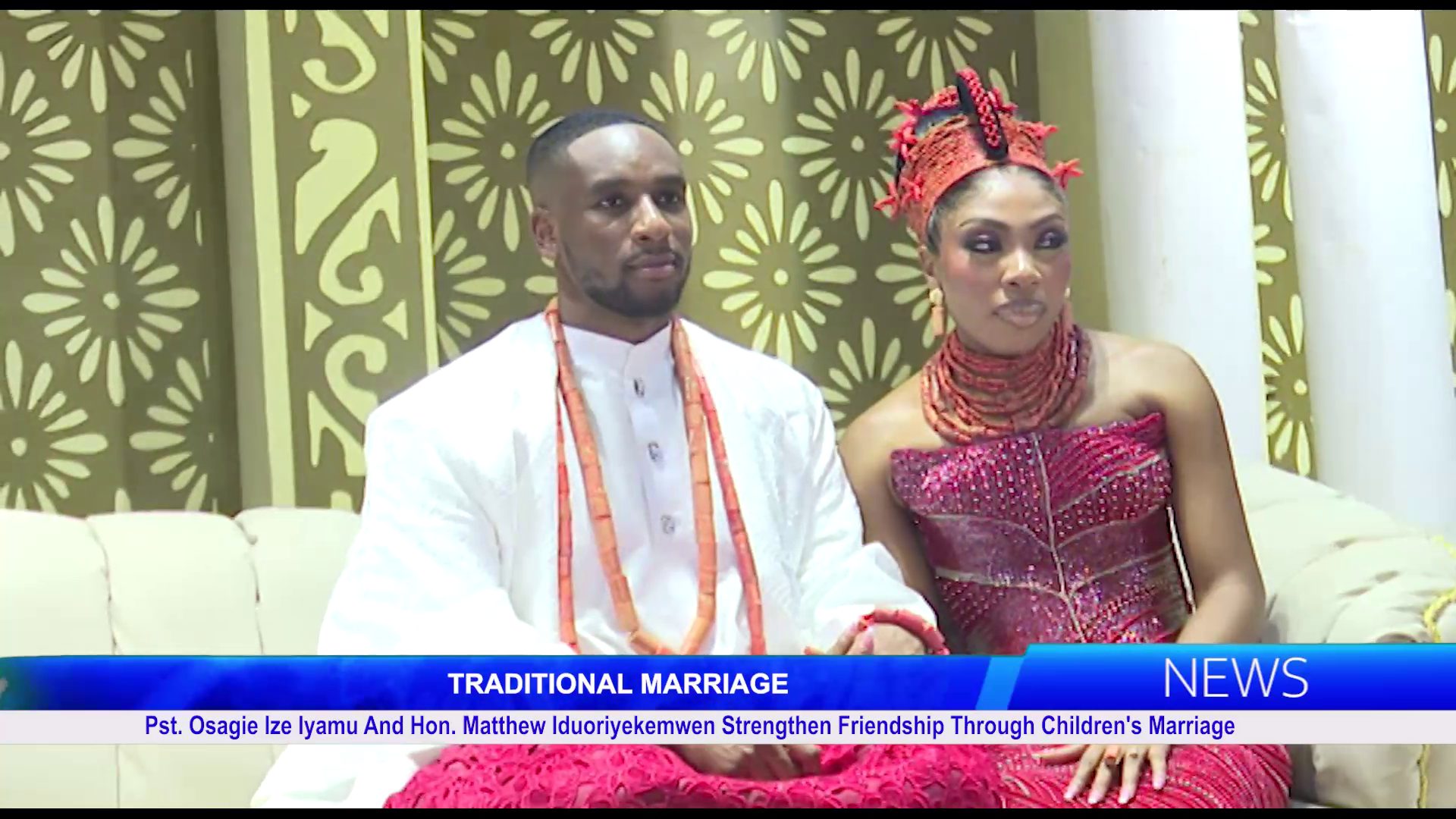 Pst. Osagie Ize Iyamu And Hon. Matthew Iduoreyekemwen Strengthen Friendship Through Children’s Marriage