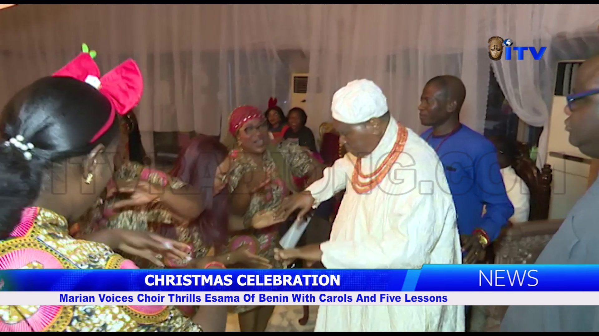 CHRISTMAS CELEBRATION: Marian Voices Choir Thrills Esama Of Benin With Carols And Five Lessons