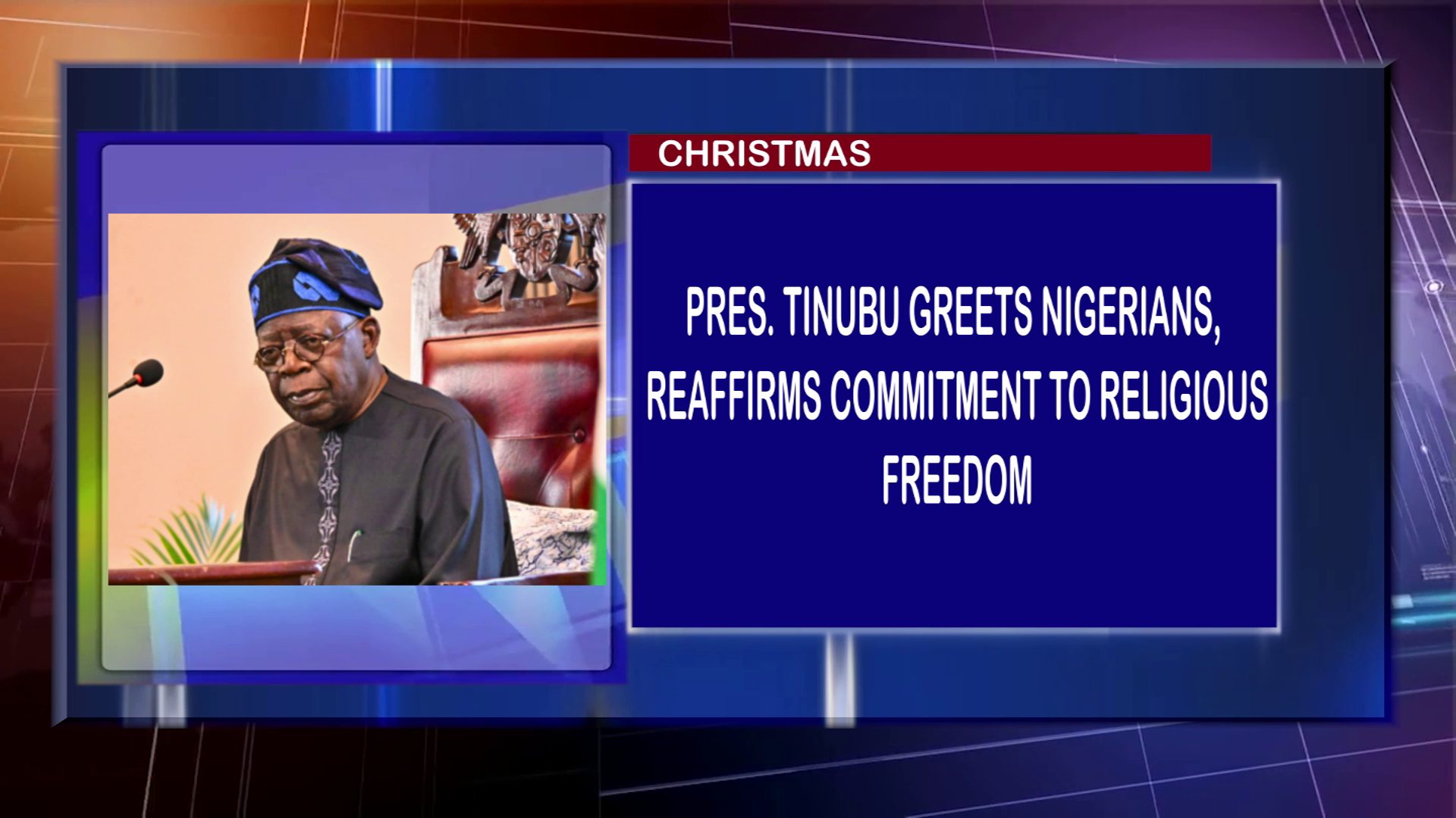Pres. Tinubu Greets Nigerians, Reaffirms Commitment To Religious Freedom