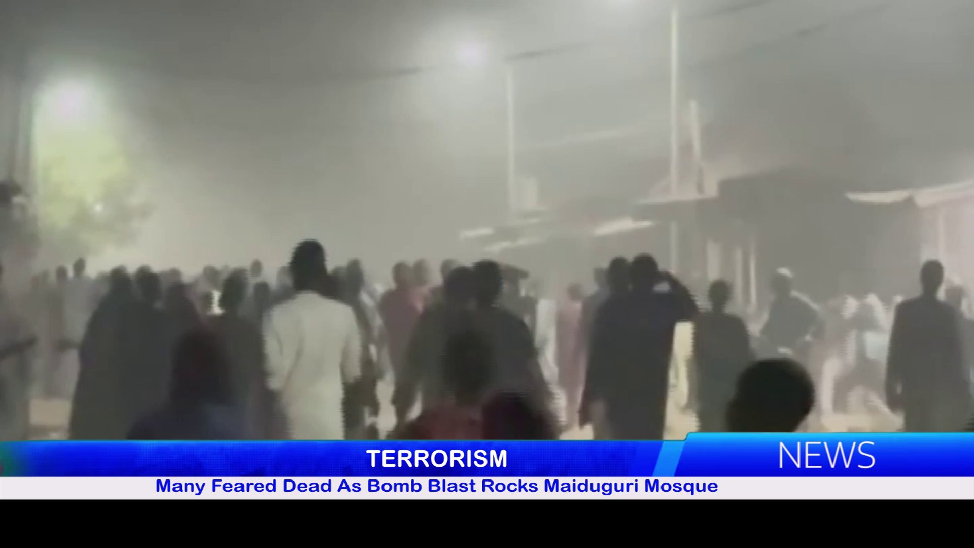 TERRORISM: Many Feared Dead As Bomb Blast Rocks Maiduguri Mosque