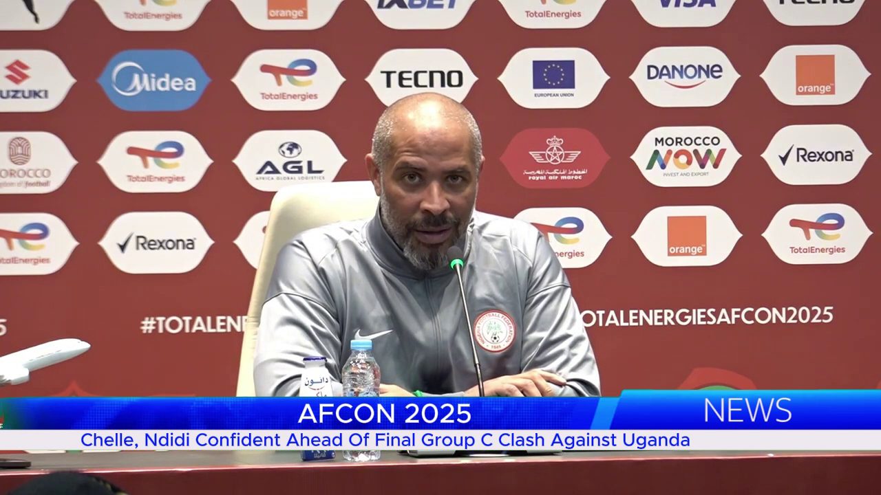 AFCON 2025: Chelle, Ndidi Confident Ahead Of Final Group C Clash Against Uganda