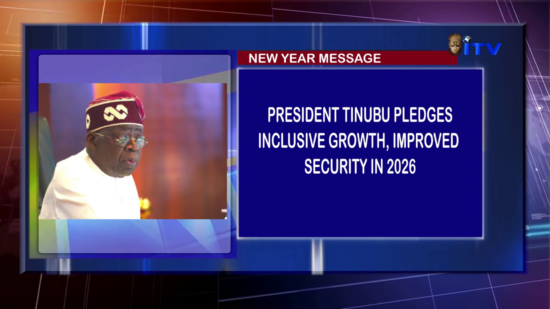 New Year Message: President Tinubu Pledges Inclusive Growth, Improved Security In 2026