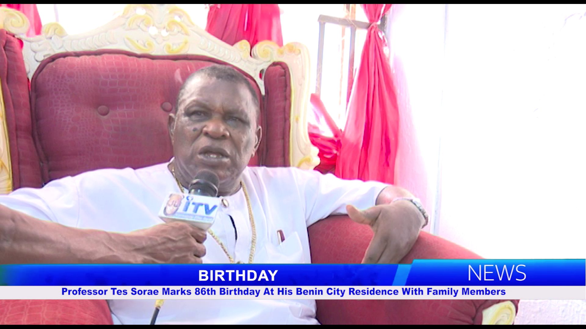 Professor Tes Sorae Marks 86th Birthday At His Benin City Residence With Family Members