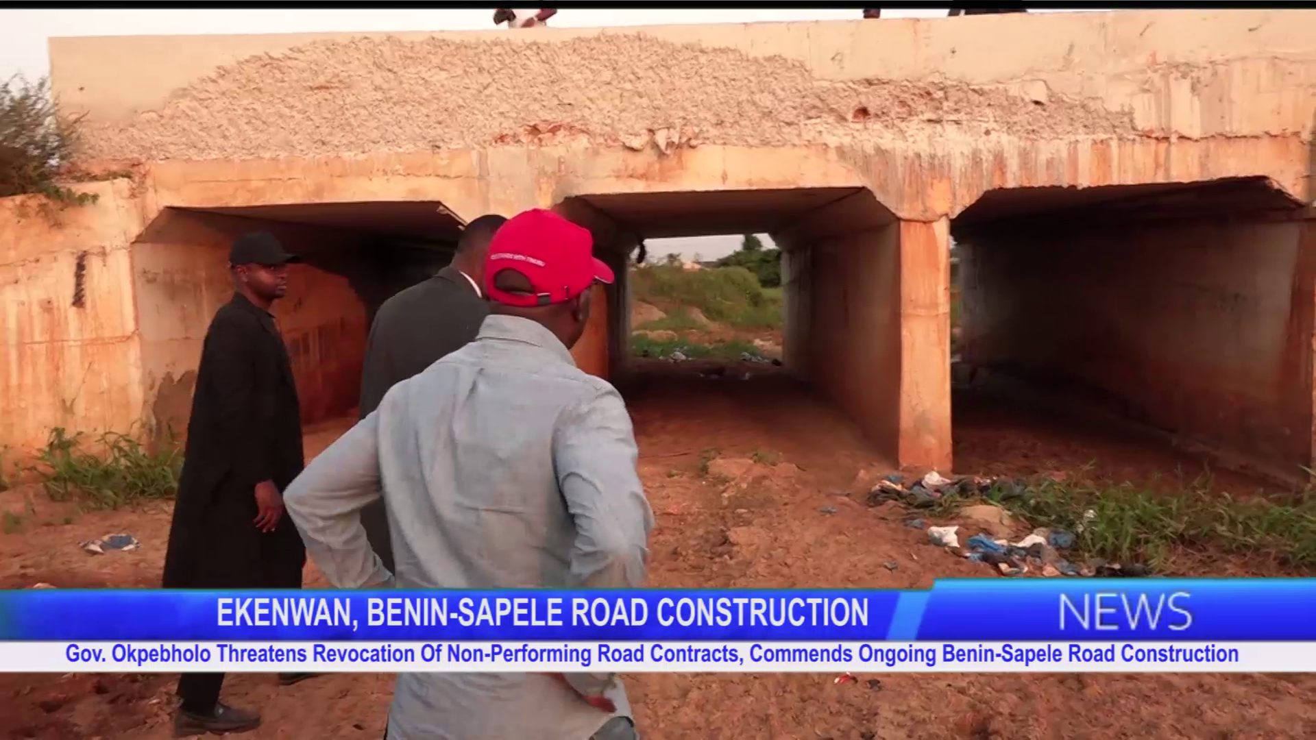 Gov. Okpebholo Threatens Revocation Of Non-Performing Road Contracts, Commends Ongoing Benin–Sapele Road Construction