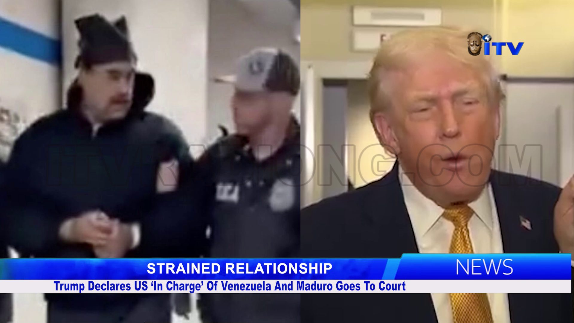STRAINED RELATIONSHIP: Trump Declares US ‘In Charge’ Of Venezuela And Maduro Goes To Court