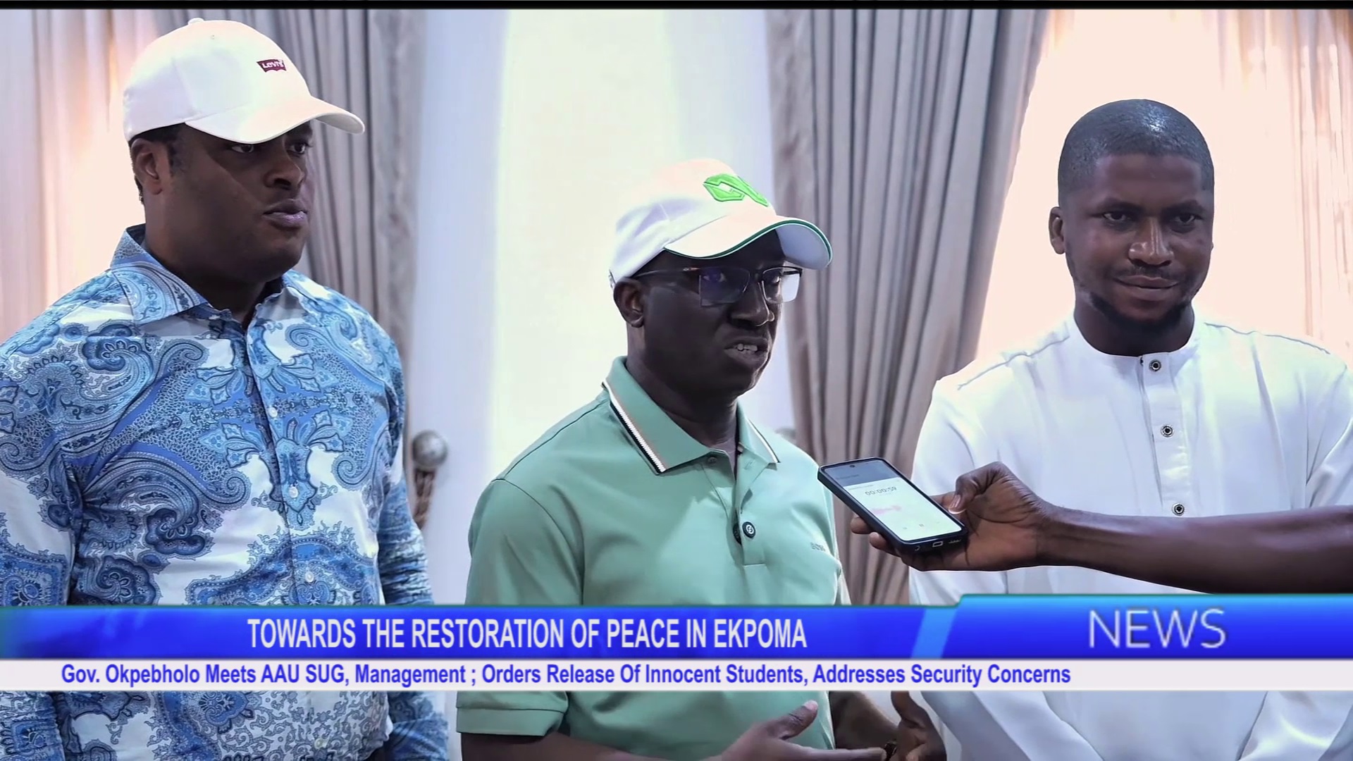 Gov. Okpebholo Meets AAU SUG, Management; Orders Release Of Innocent Students, Addresses Security Concerns