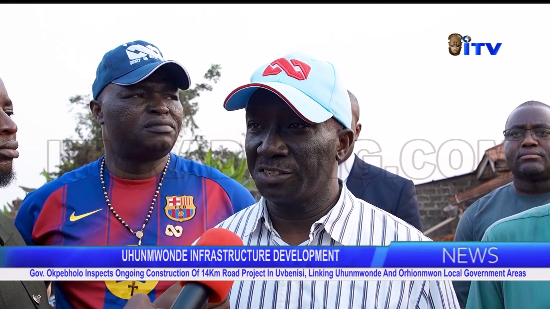 Gov. Okpebholo Inspects Ongoing Construction Of 14km Road Project In Uvbenisi, Linking Uhunmwonde And Orhionmwon Local Government Area