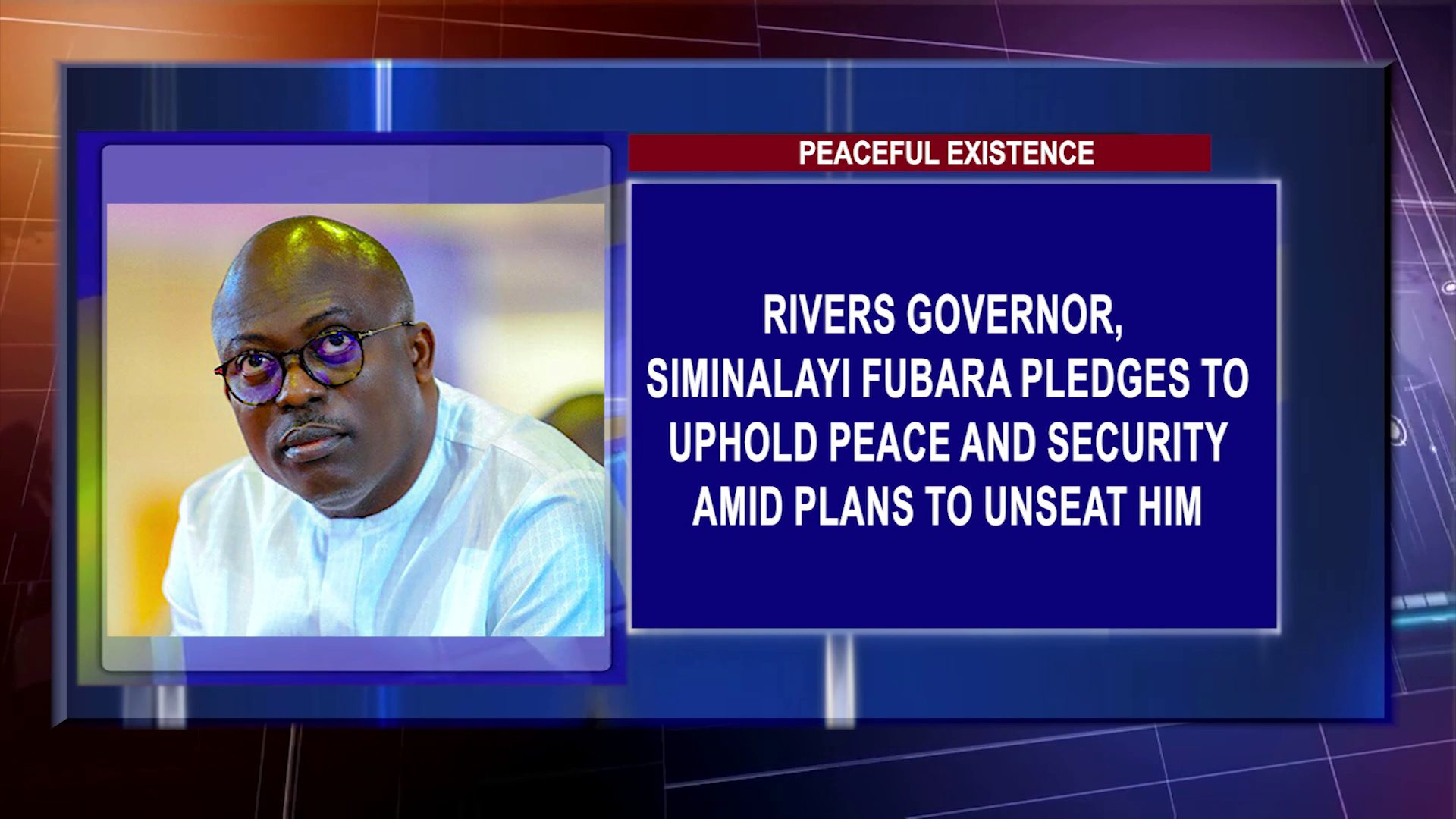 Rivers Governor, Siminalayi Fubara, Pledges To Uphold Peace And Security Amid Plans To Unseat Him