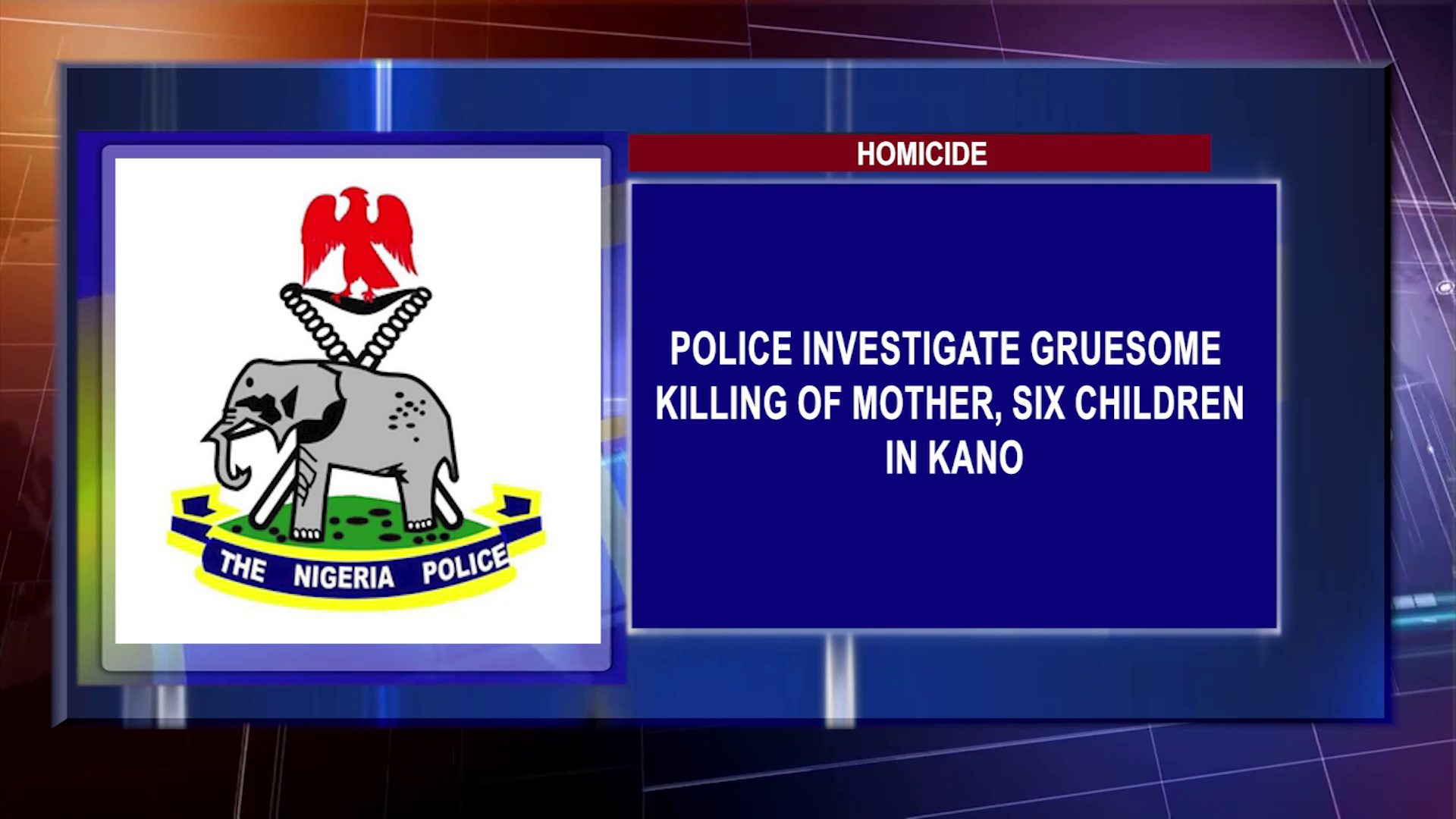 Police Investigate Gruesome Killing Of Mother, Six Children In Kano