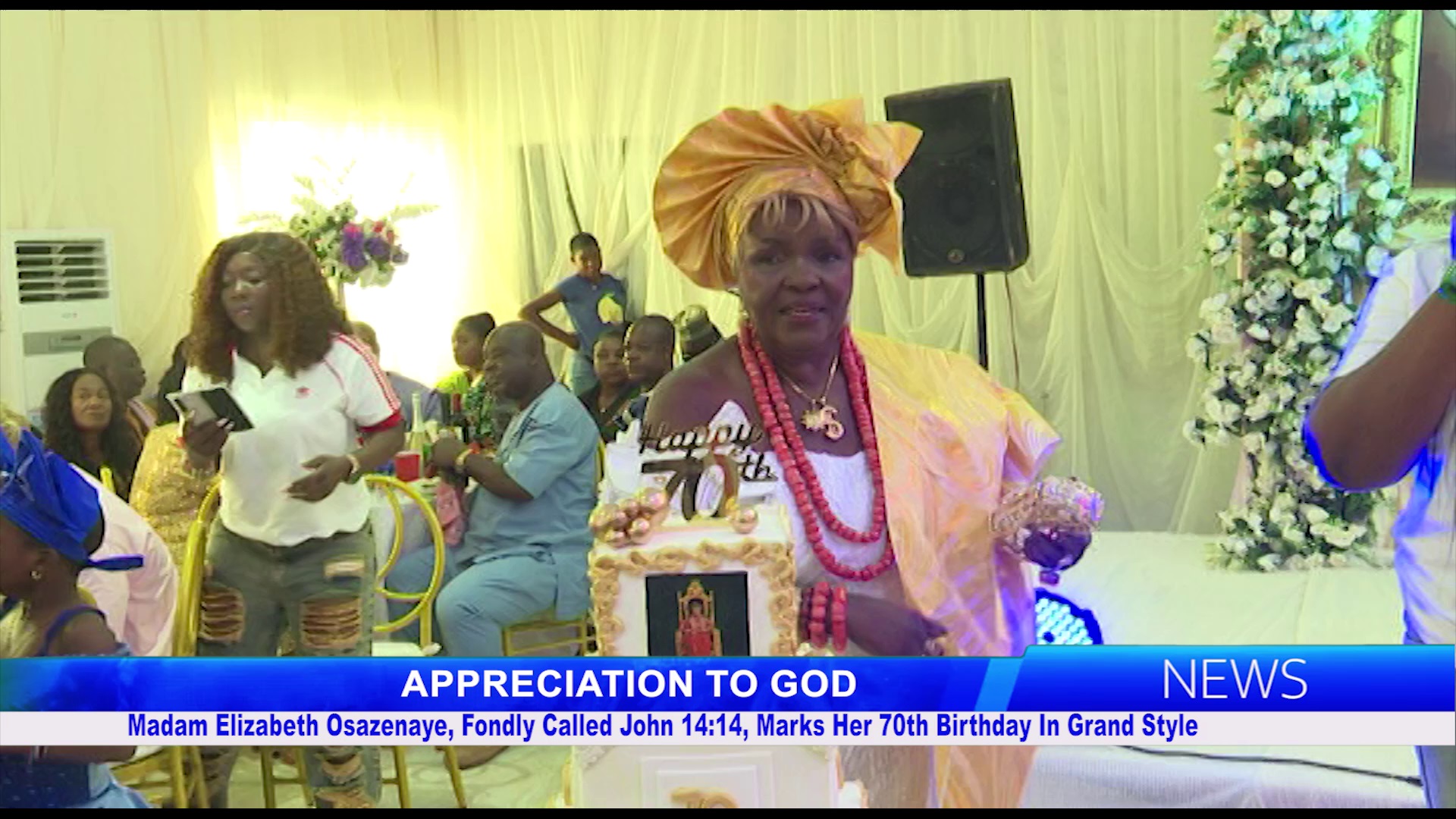 Madam Elizabeth Osazenaye, Fondly Called John 14:14, Marks Her 70th Birthday In Grand Style