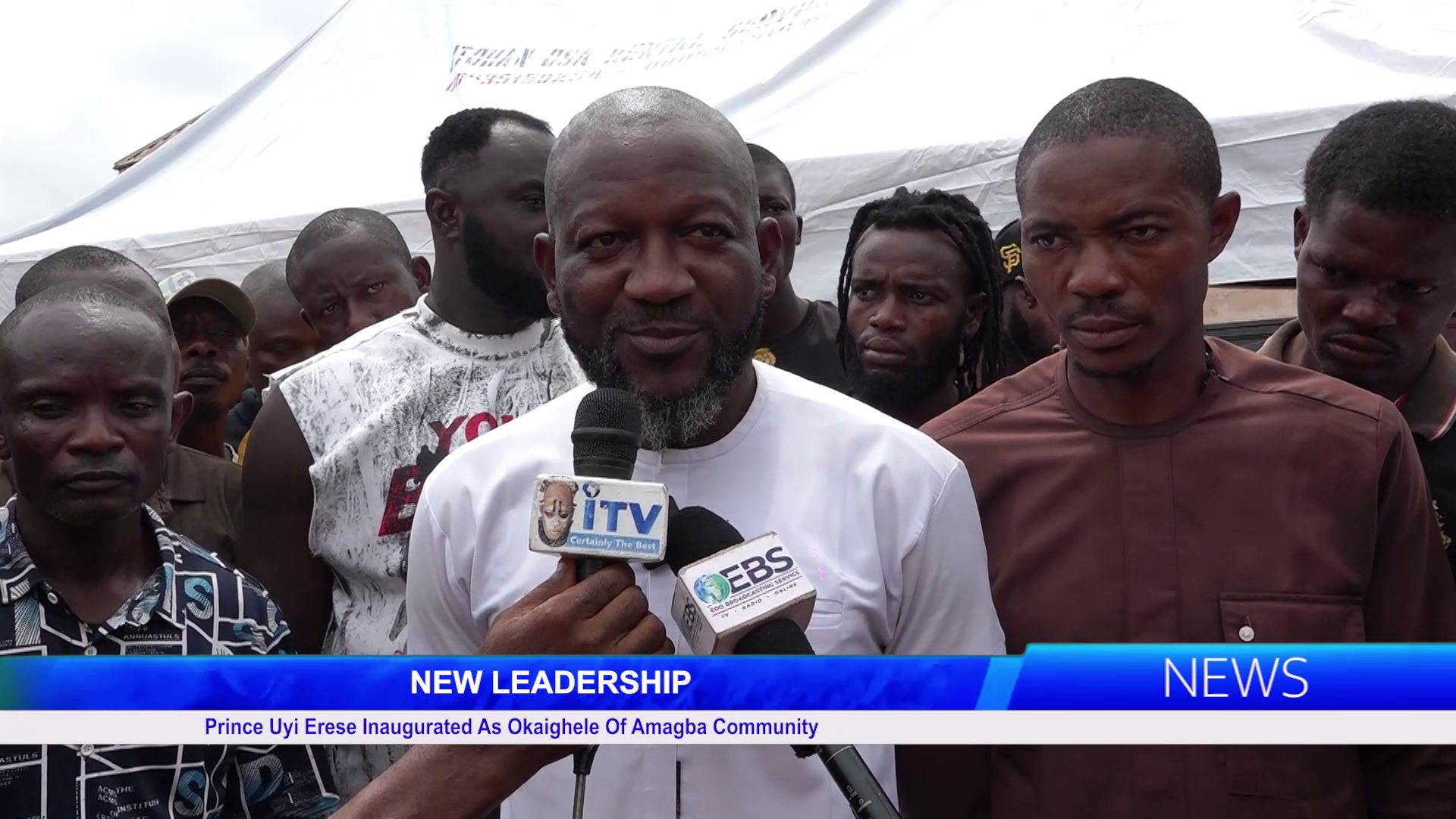 Prince Uyi Erese Inaugurated As Okaighele Of Amagba Community