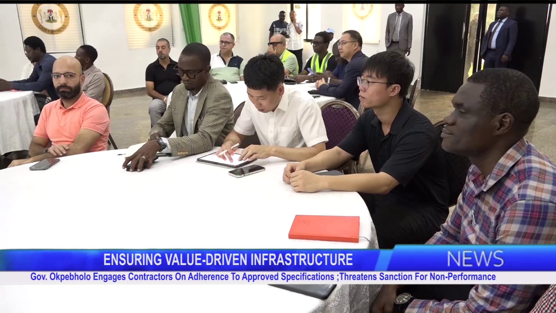 Gov. Okpebholo Engages Contractors On Adherence To Approved Specifications; Threatens Sanction For Non-Performance