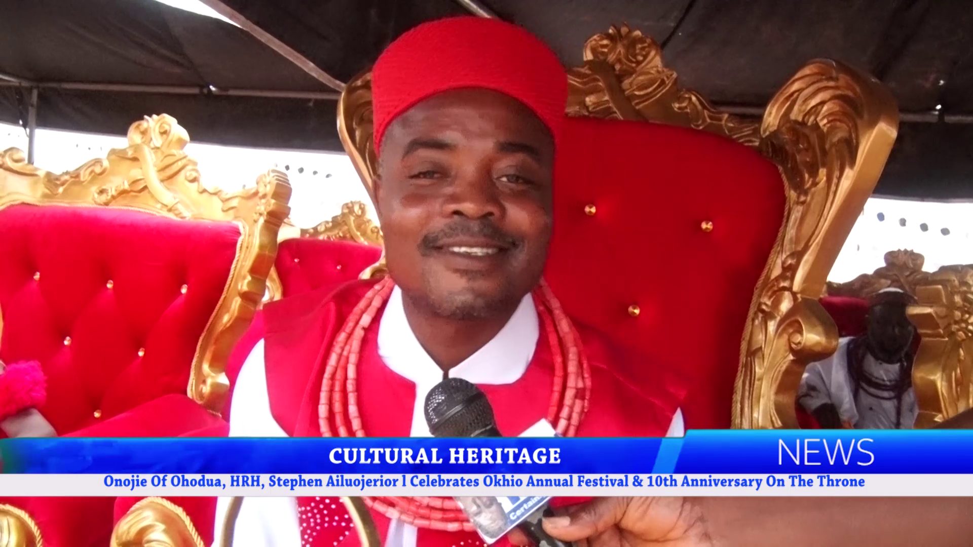 Onojie Of Ohodua, HRH, Stephen Ailuojerior I Celebrates Okhio Annual Festival & 10th Anniversary On The Throne