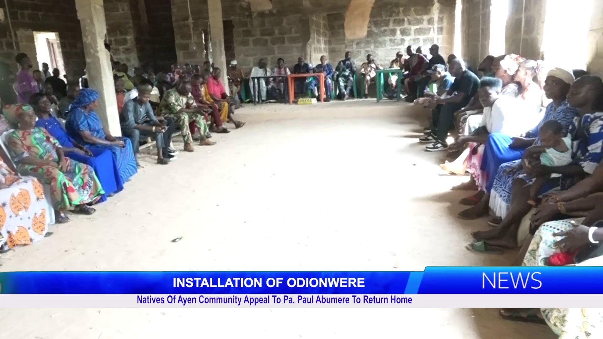 Natives Of Ayen Community Appeal To Pa. Paul Abumere To Return Home