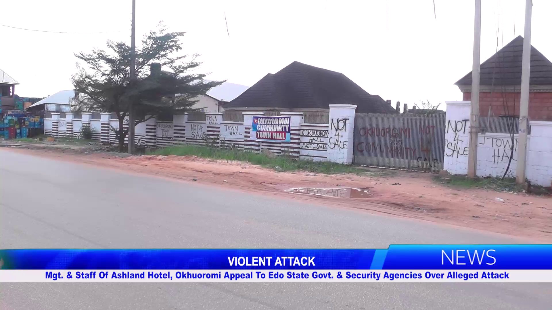 Mgt. & Staff Of Ashland Hotel, Okhuoromi Appeal To Edo State Govt. & Security Agencies Over Alleged Attack