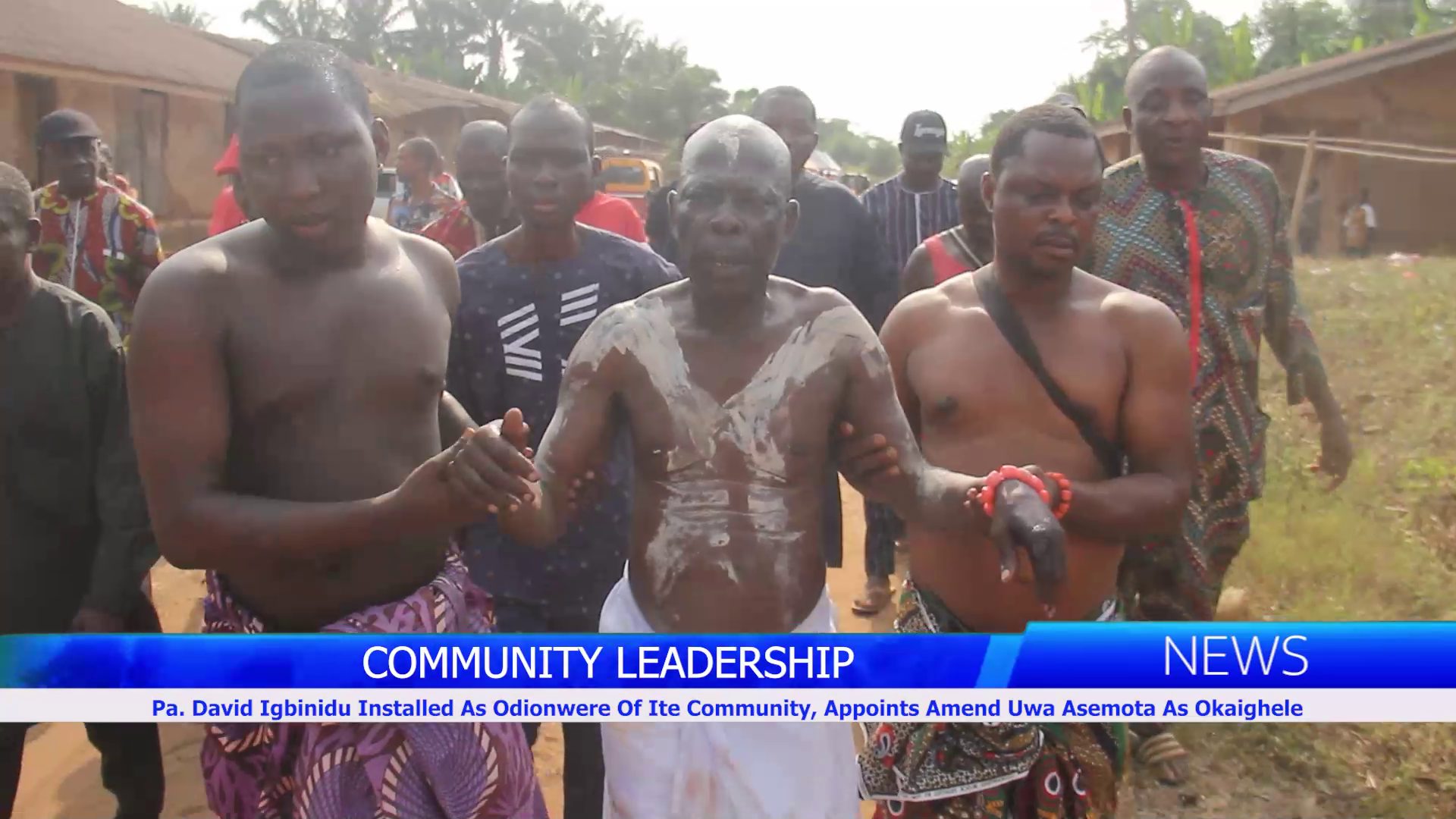 Pa. David Igbinidu Installed As Odionwere Of Ite Community, Appoints Amend Uwa Asemota As Okaighele