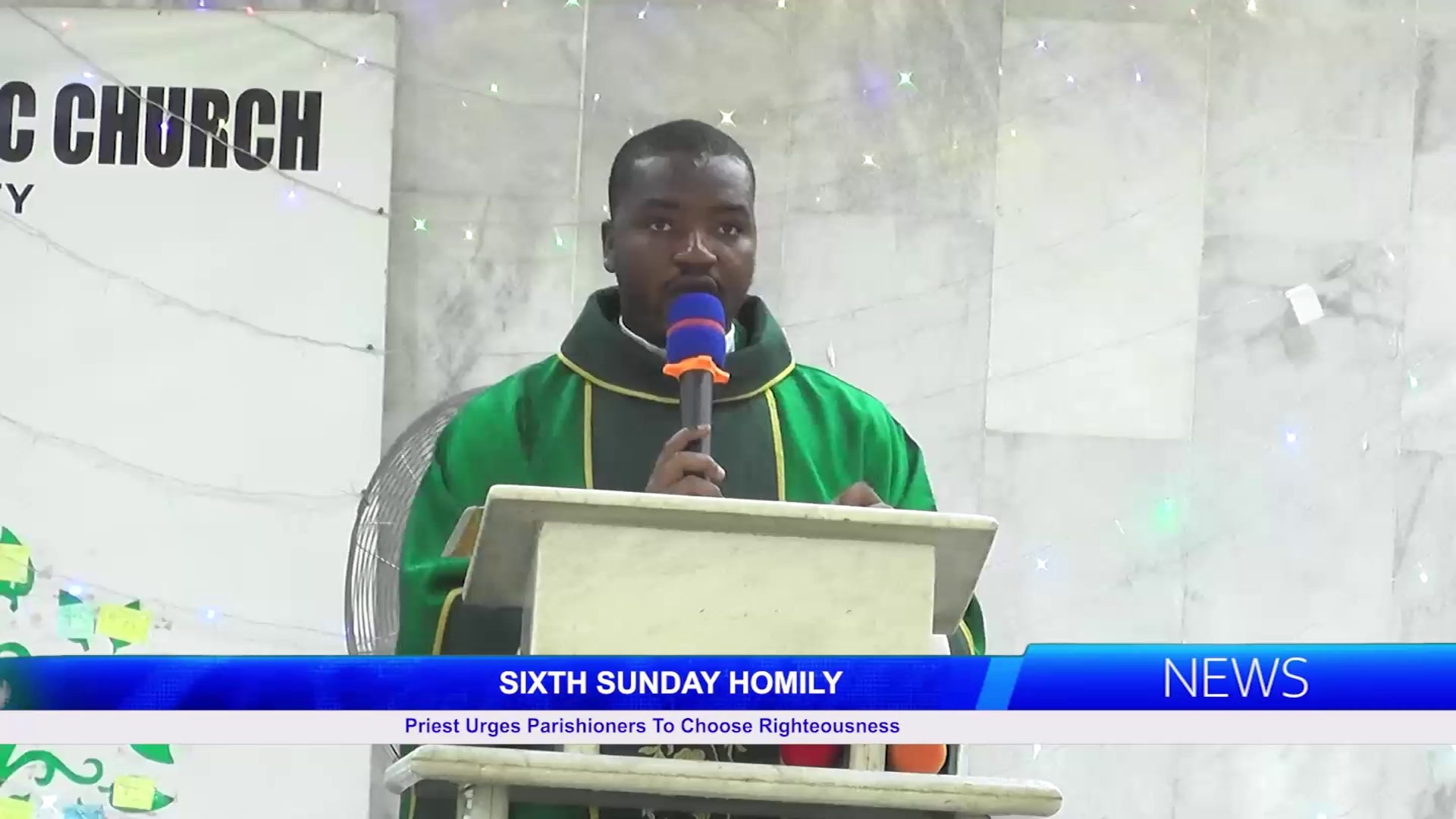 Priest Urges Parishioners To Choose Righteousness