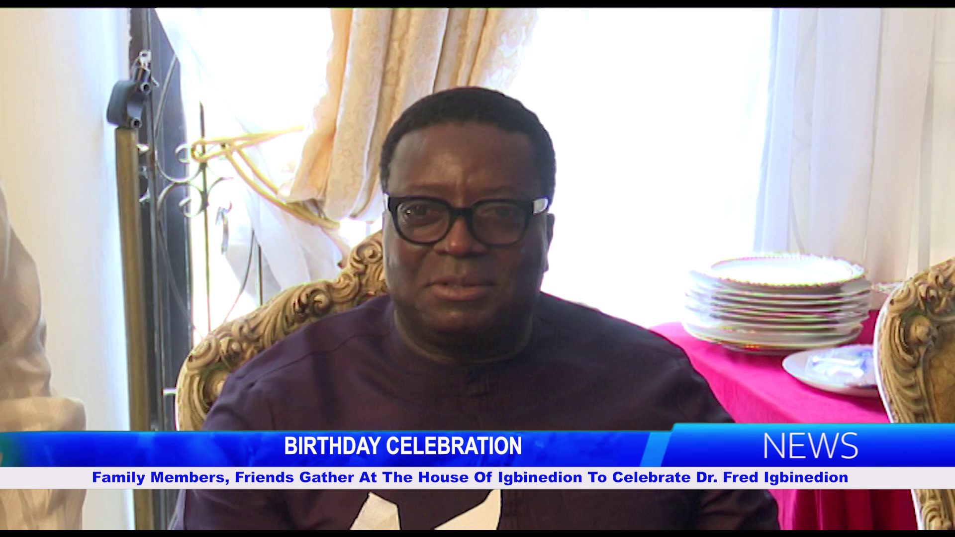 BIRTHDAY: Family And Friends Gather At The House Of Igbinedion To Celebrate Dr. Fred Igbinedion