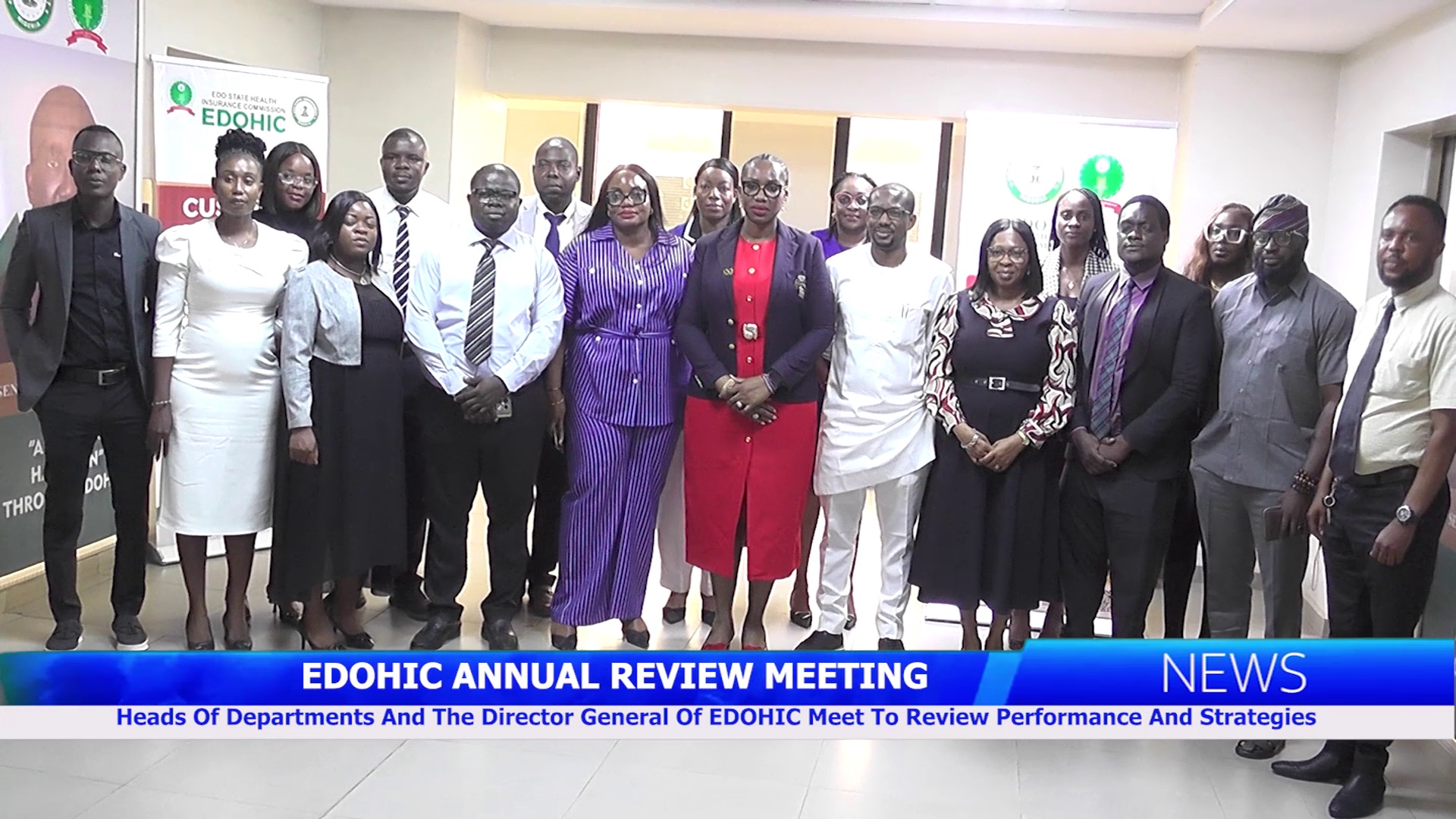 Heads Of Departments And The Director General Of EDOHIC Meet To Review Performance And Strategies
