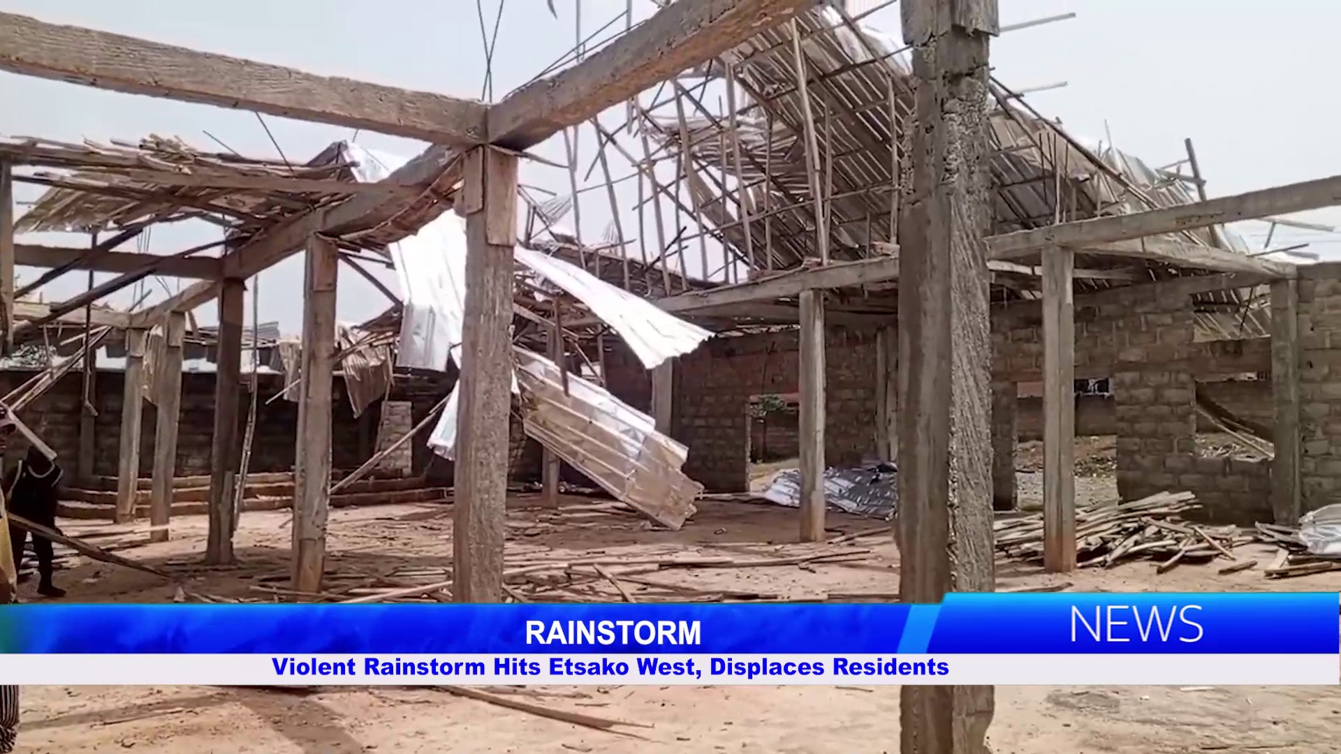 Violent Rainstorm Hits Etsako West, Displaces Residents