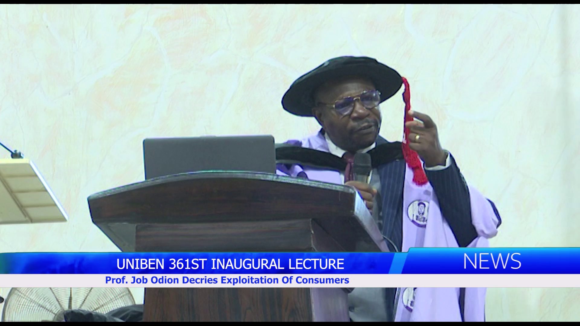 Prof. Job Odion Decries Exploitation Of Consumers At UNIBEN’s 361st Inaugural Lecture