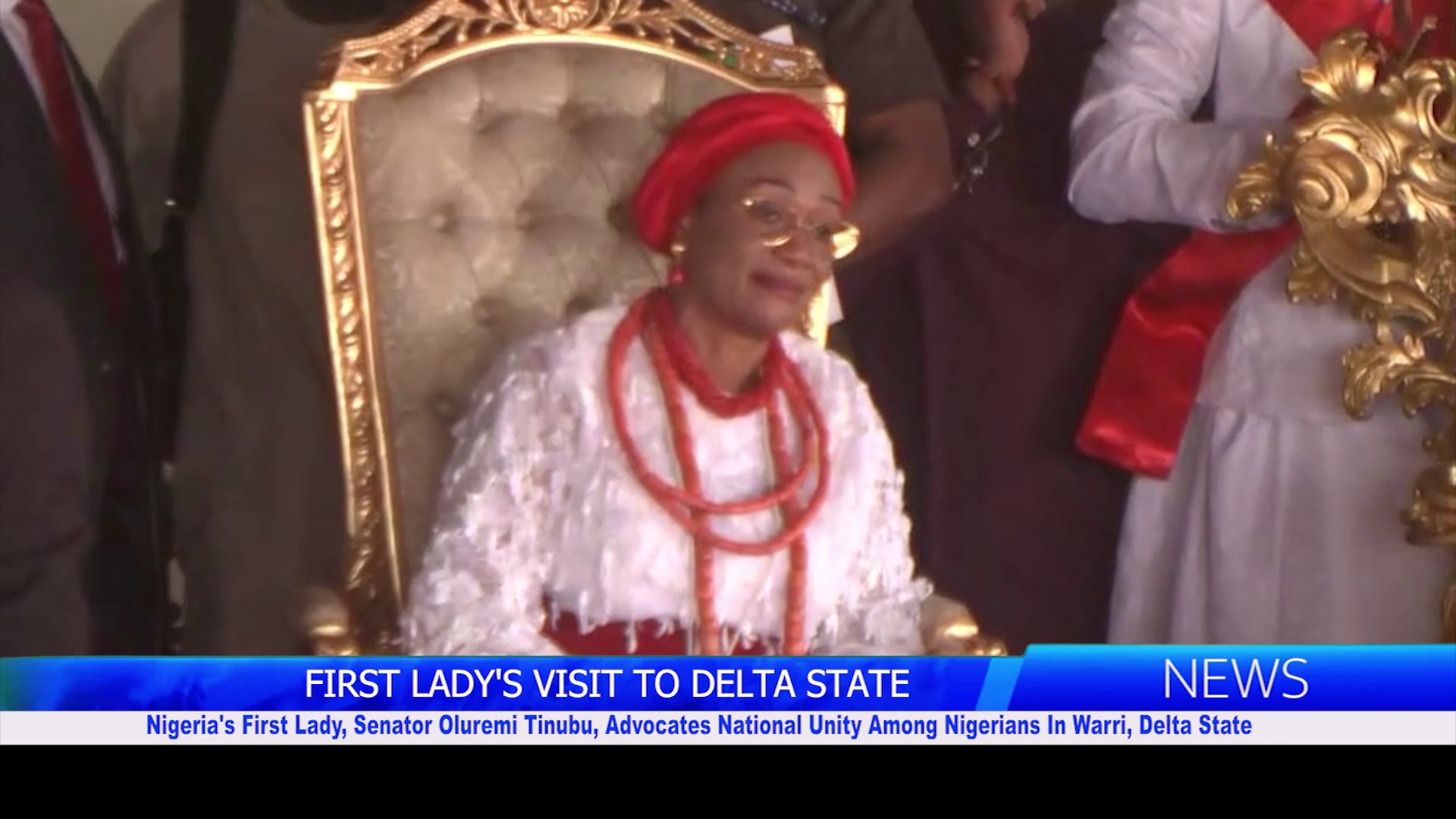 Nigeria’s First Lady, Senator Oluremi Tinubu, Advocates National Unity Among Nigerians In Warri, Delta State