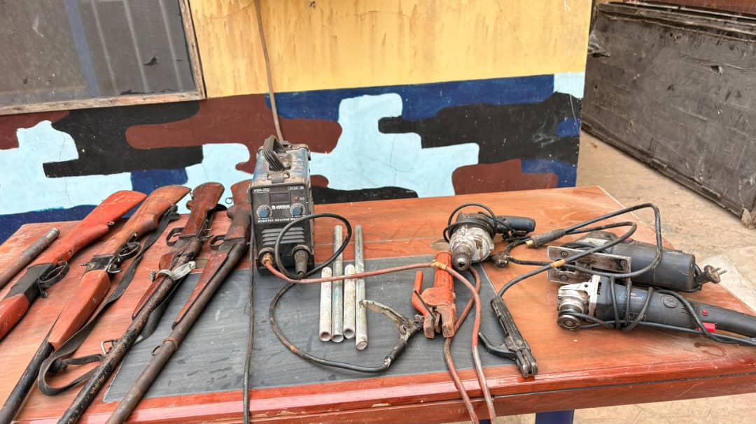 Delta Police Uncover Illegal Firearms Manufacturing Factory
