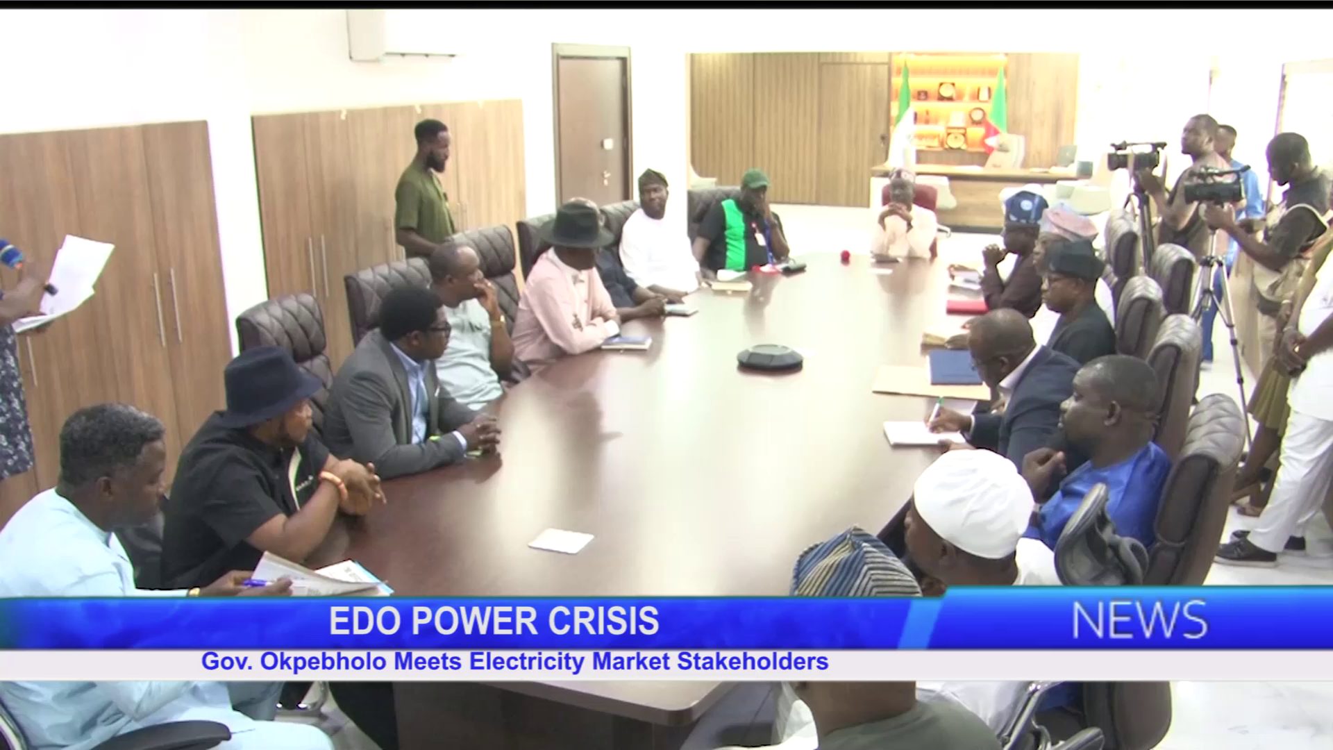 Gov. Okpebholo Meets Electricity Market Stakeholders
