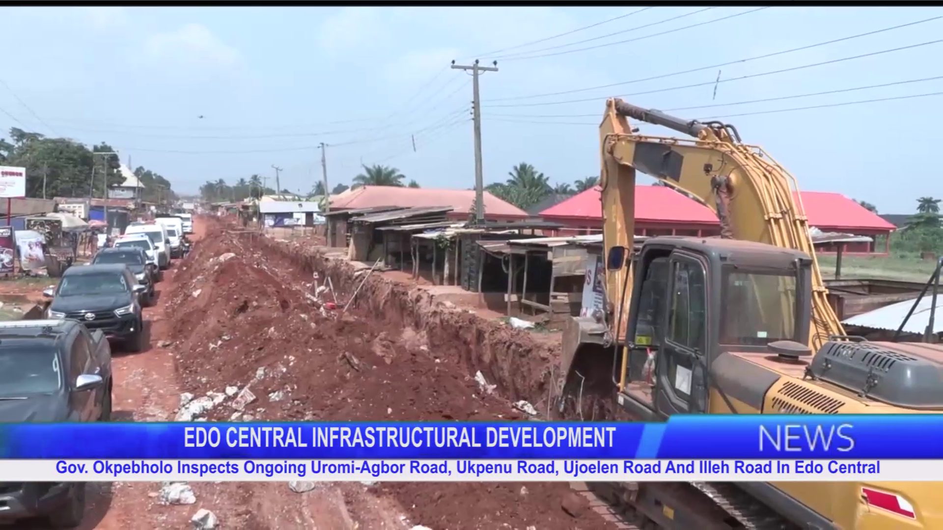 Gov. Okpebholo Inspects Ongoing Uromi–Agbor Road, Ukpenu Road, Ujoelen Road And Illeh Road In Edo Central