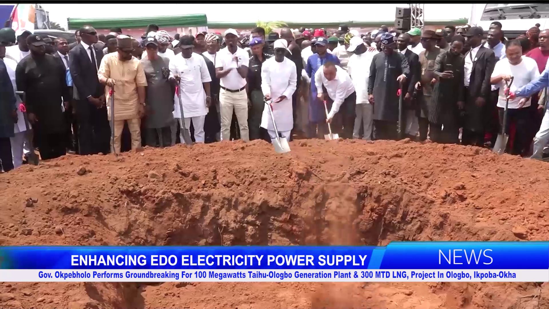 Gov. Okpebholo Performs Groundbreaking For 100 Megawatts Taihu-Ologbo Generation Plant & 300 MTD LNG, Project In Ologbo, Ikpoba-Okha