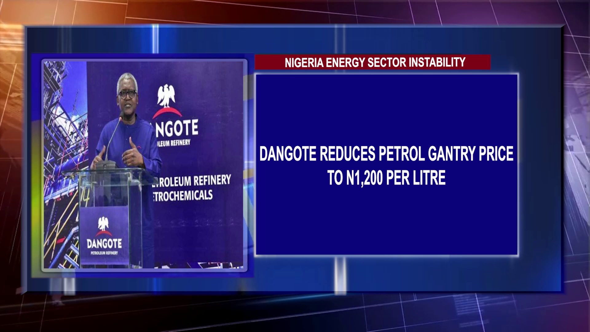 Dangote Reduces Petrol Gantry Price To N1,200 Per Litre