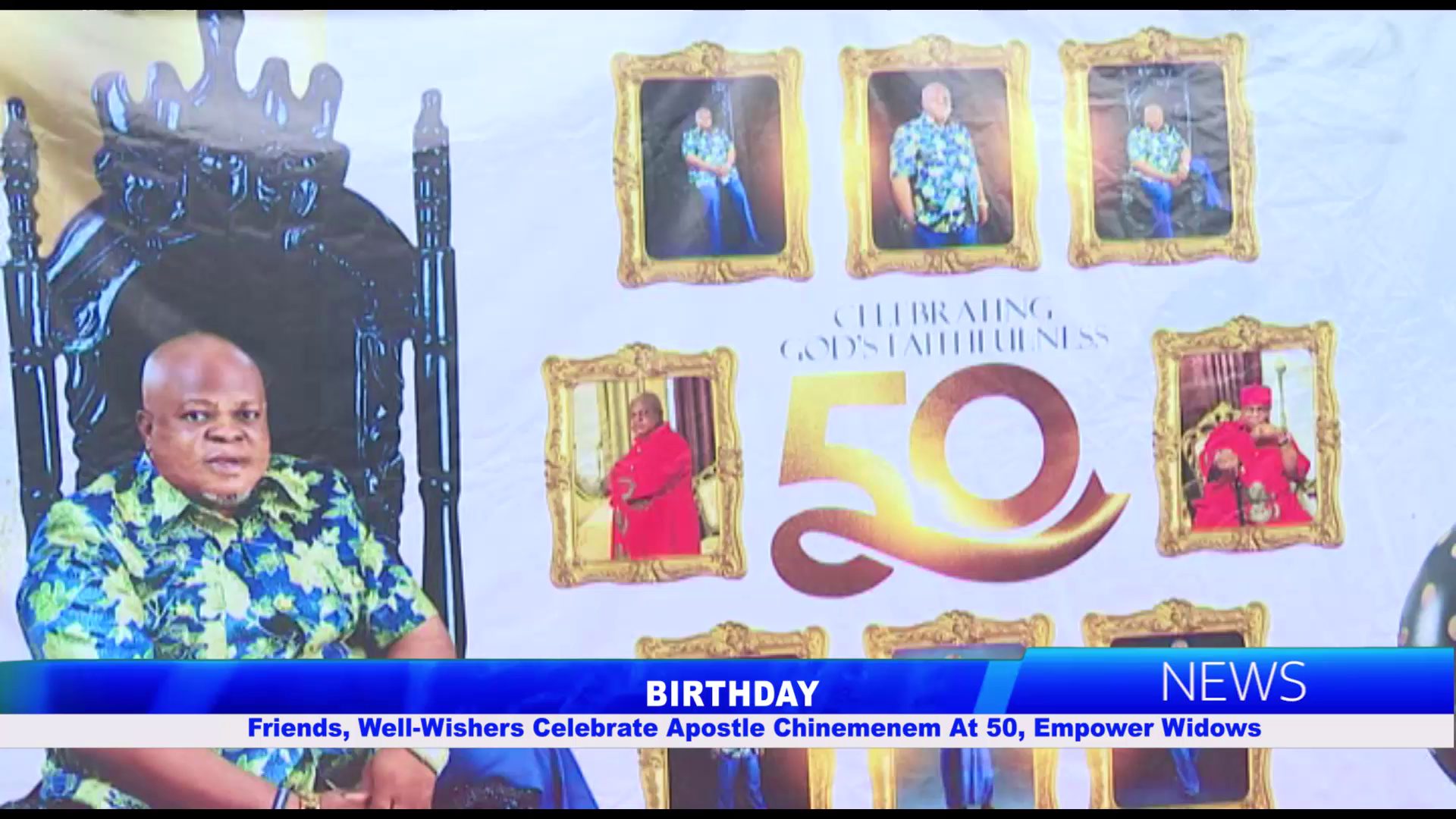 Friends, Well-Wishers Celebrate Apostle Chinemenem At 50, Empower Widows