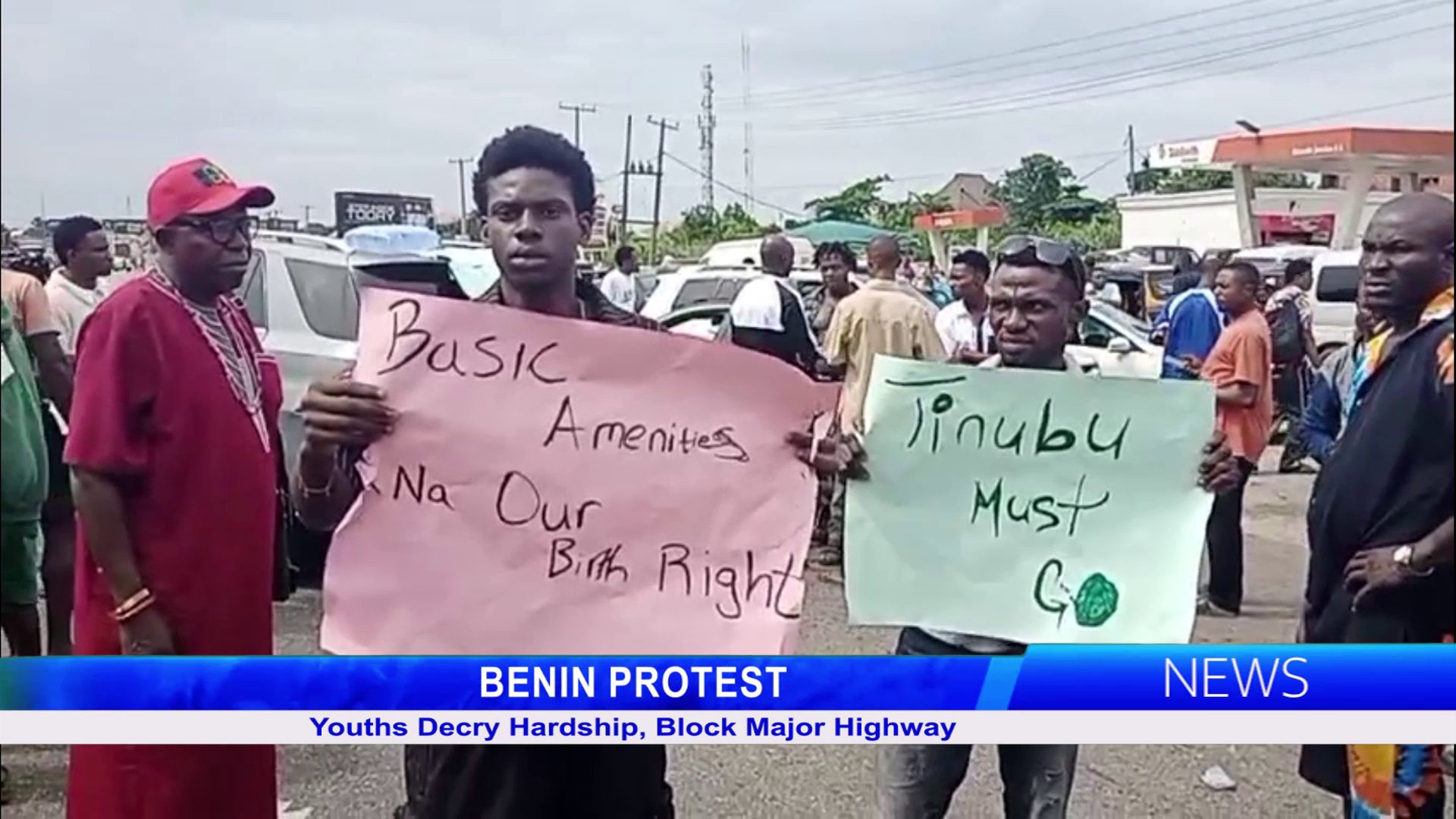 BENIN PROTEST: Youths Decry Hardship, Block Major Highway