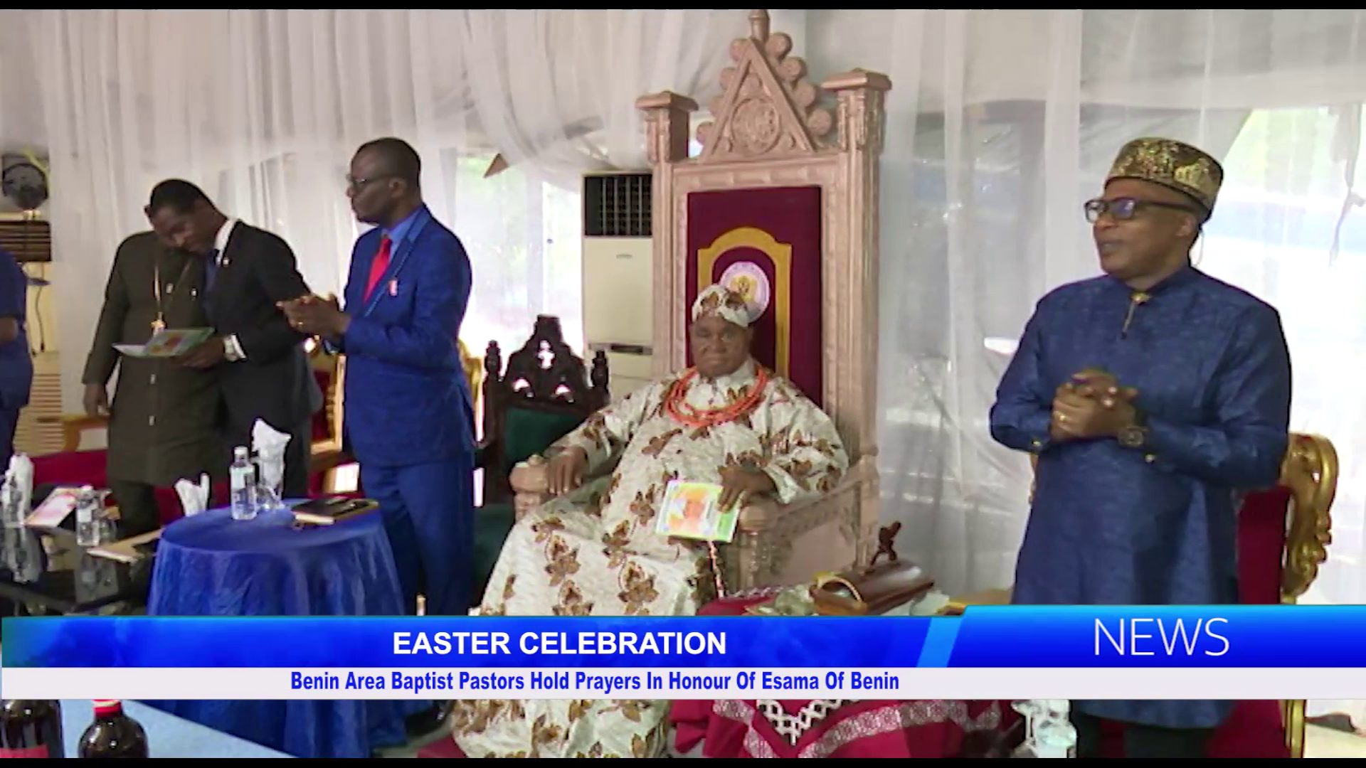 Benin Area Baptist Pastors Hold Prayers In Honour Of Esama Of Benin