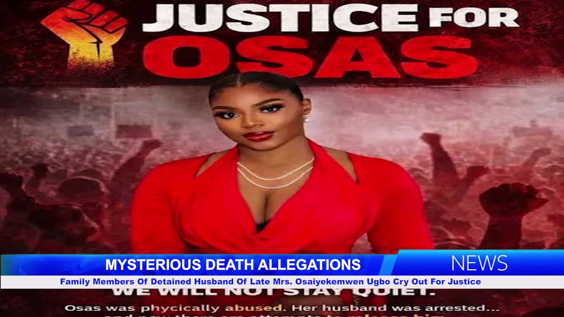 ‎Family Members Of Detained Husband Of Late Mrs. Osaiyekemwen Ugbo Cry Out For Justice