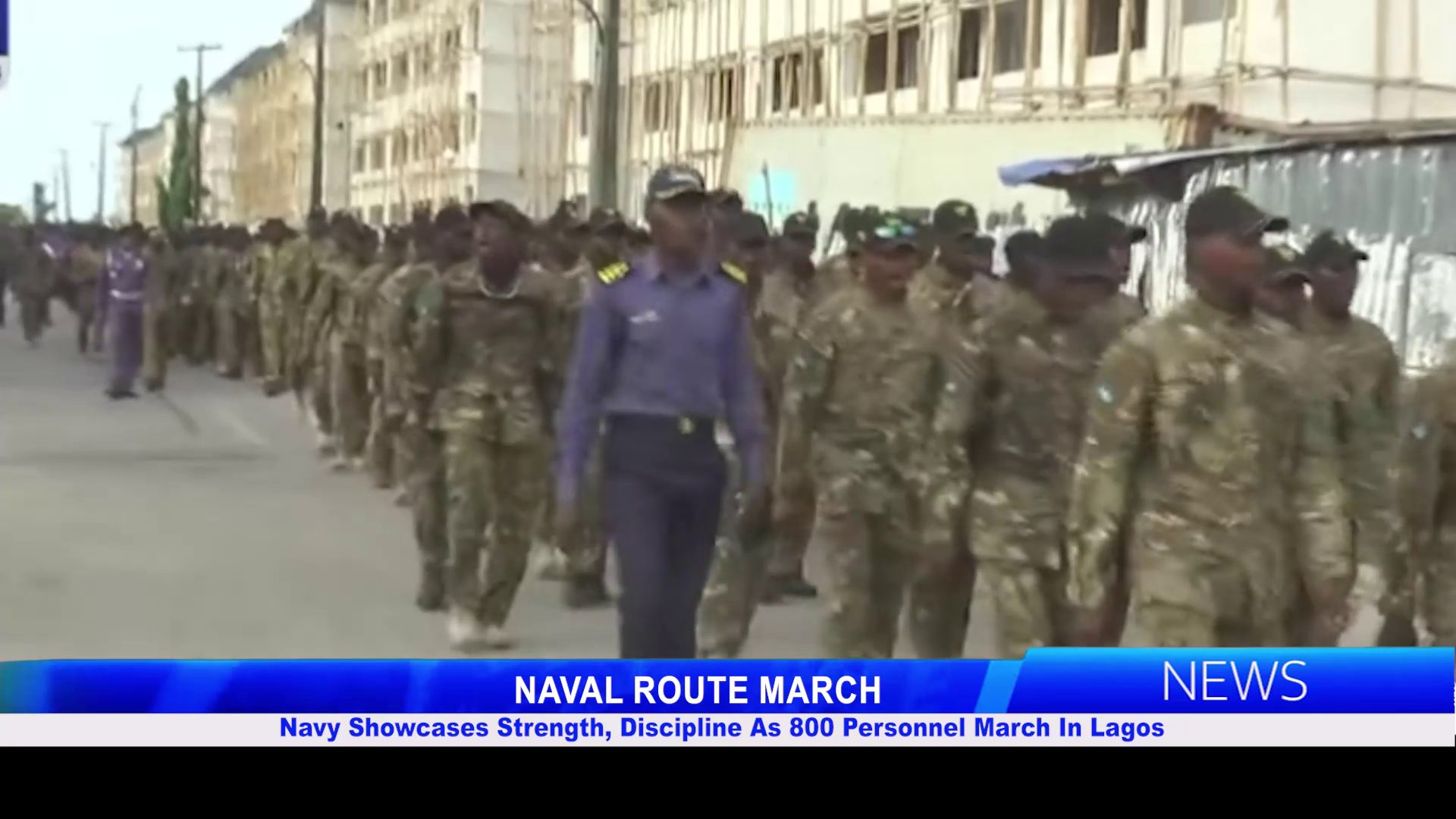 Navy Showcases Strength, Discipline As 800 Personnel March In Lagos