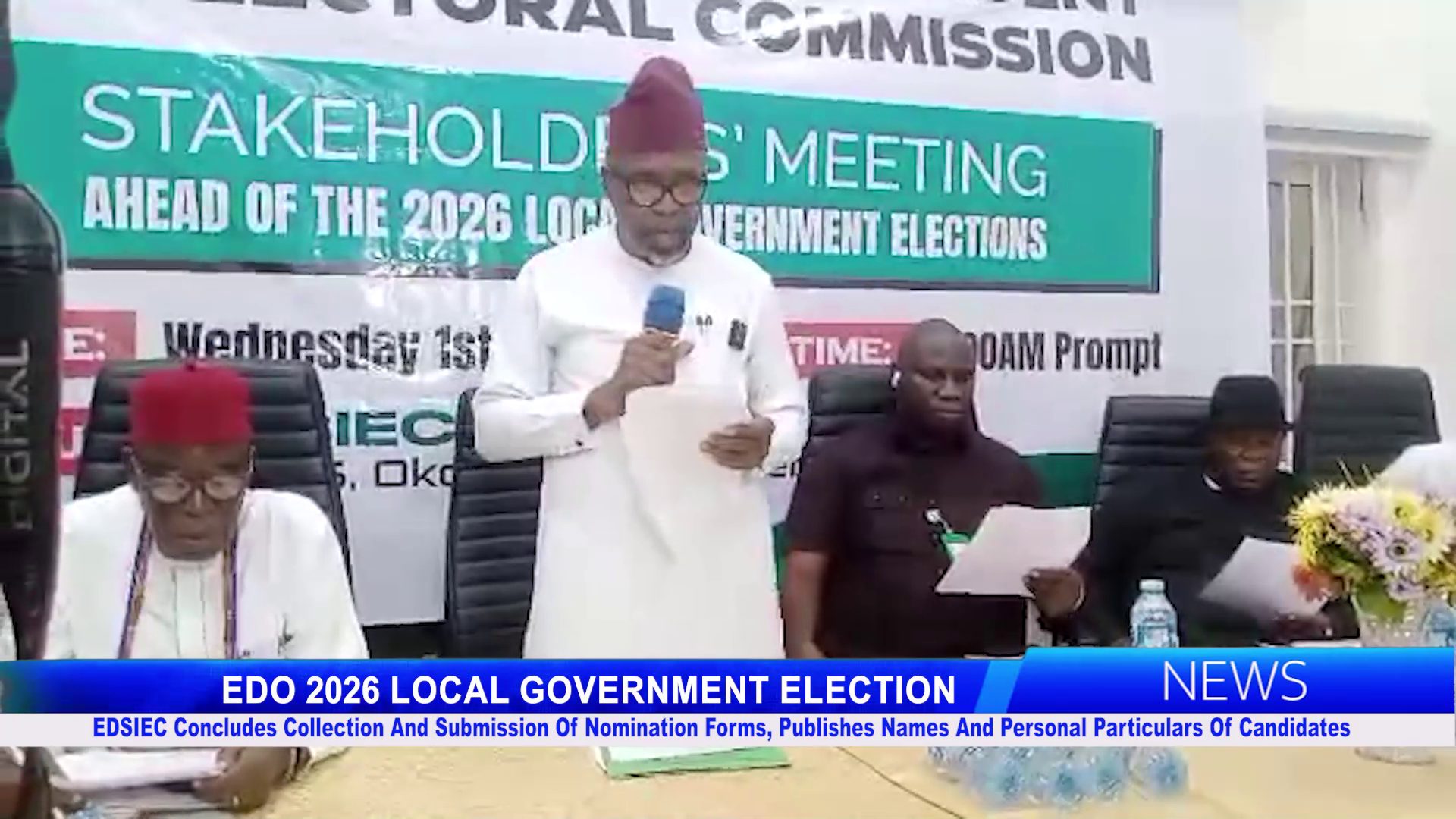 EDSIEC Concludes Collection And Submission Of Nomination Forms, Publishes Names And Personal Particulars Of Candidates