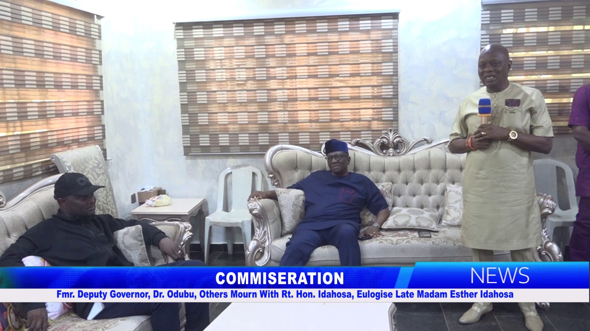 Fmr. Deputy Governor, Dr. Odubu, Others Mourn With Rt. Hon. Idahosa, Eulogise Late Madam Esther Idahosa